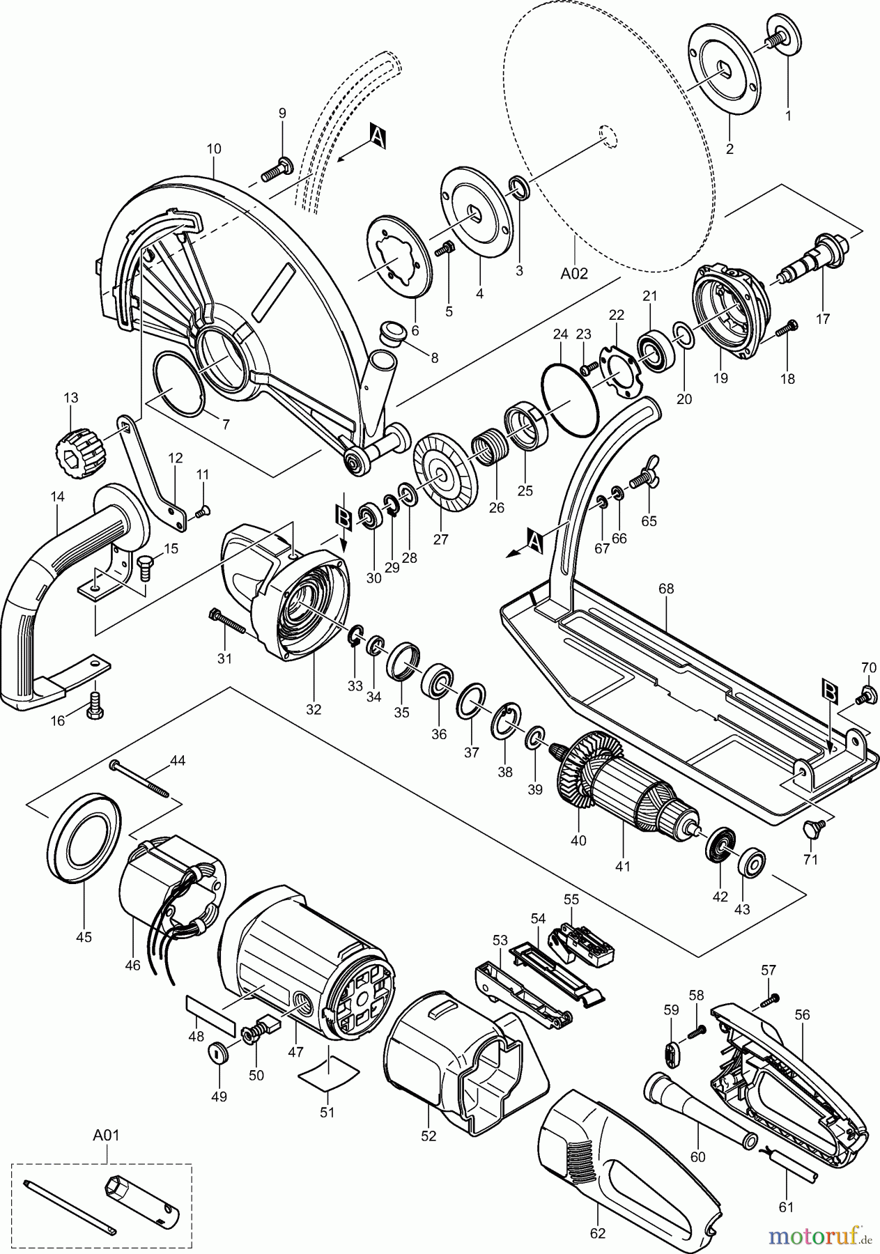 Dolmar Trennschleifer Elektro EC-1235 (USA) 1 EC-1235 USA)