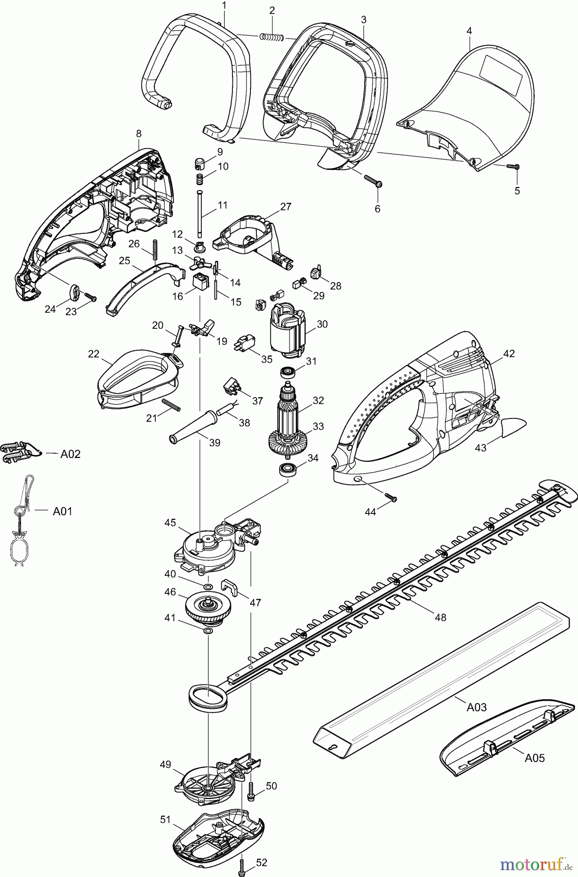  Dolmar Heckenscheren Elektro HT-365 (USA) 1  HT-365 (USA)