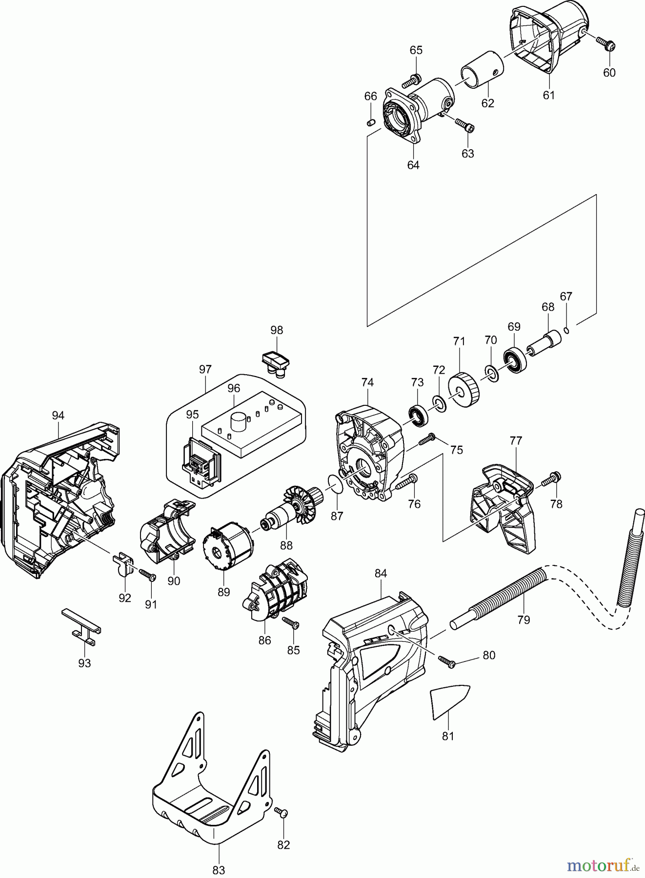  Dolmar Motorsensen & Trimmer Akku AT-3624 U 2  Motor