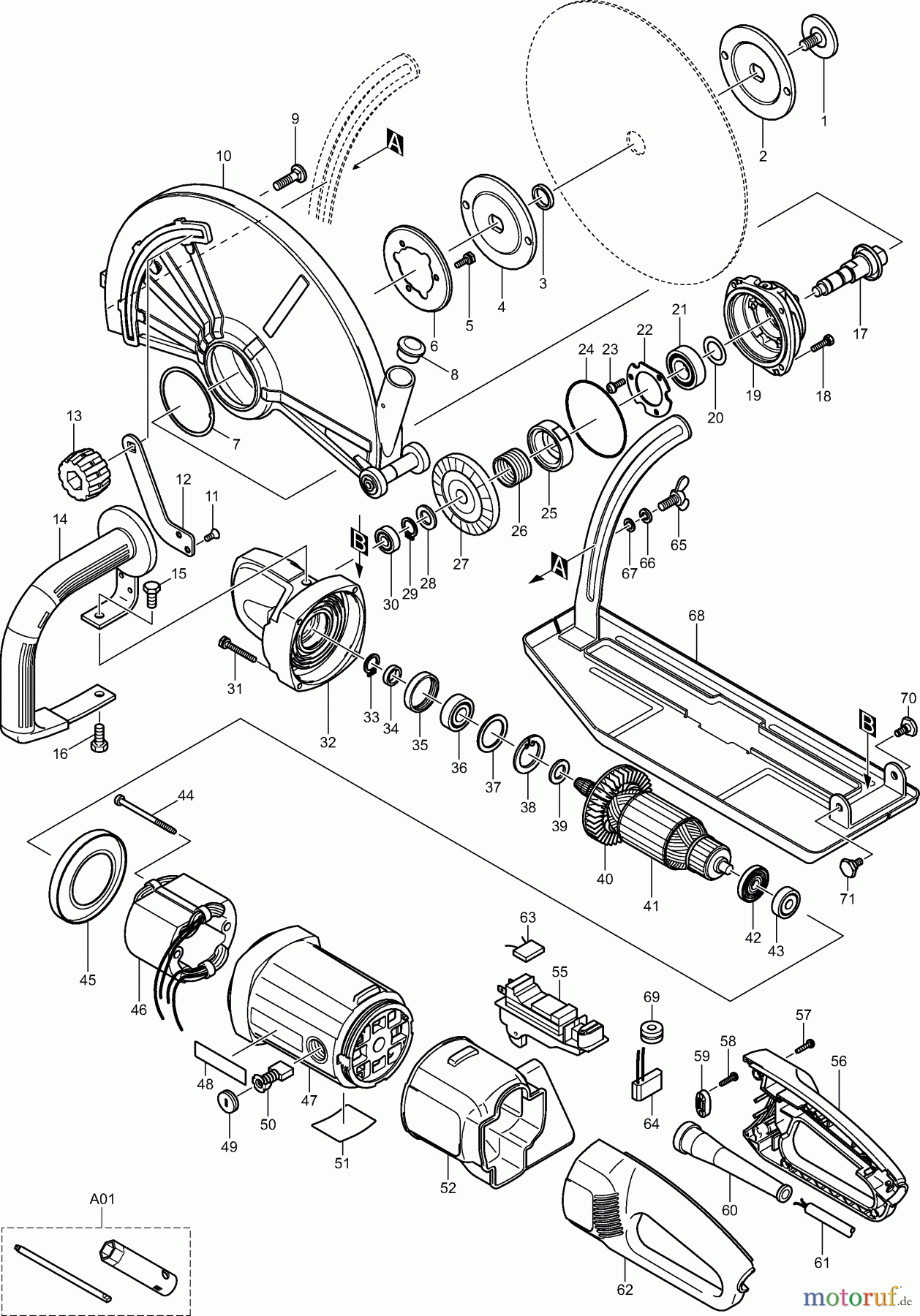 Dolmar Trennschleifer Elektro EC2414 1 EC-2414