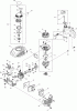 Dolmar Benzin HT2375D Ersatzteile 2  Motor, Anwerfvorrichtung, Kraftstofftank