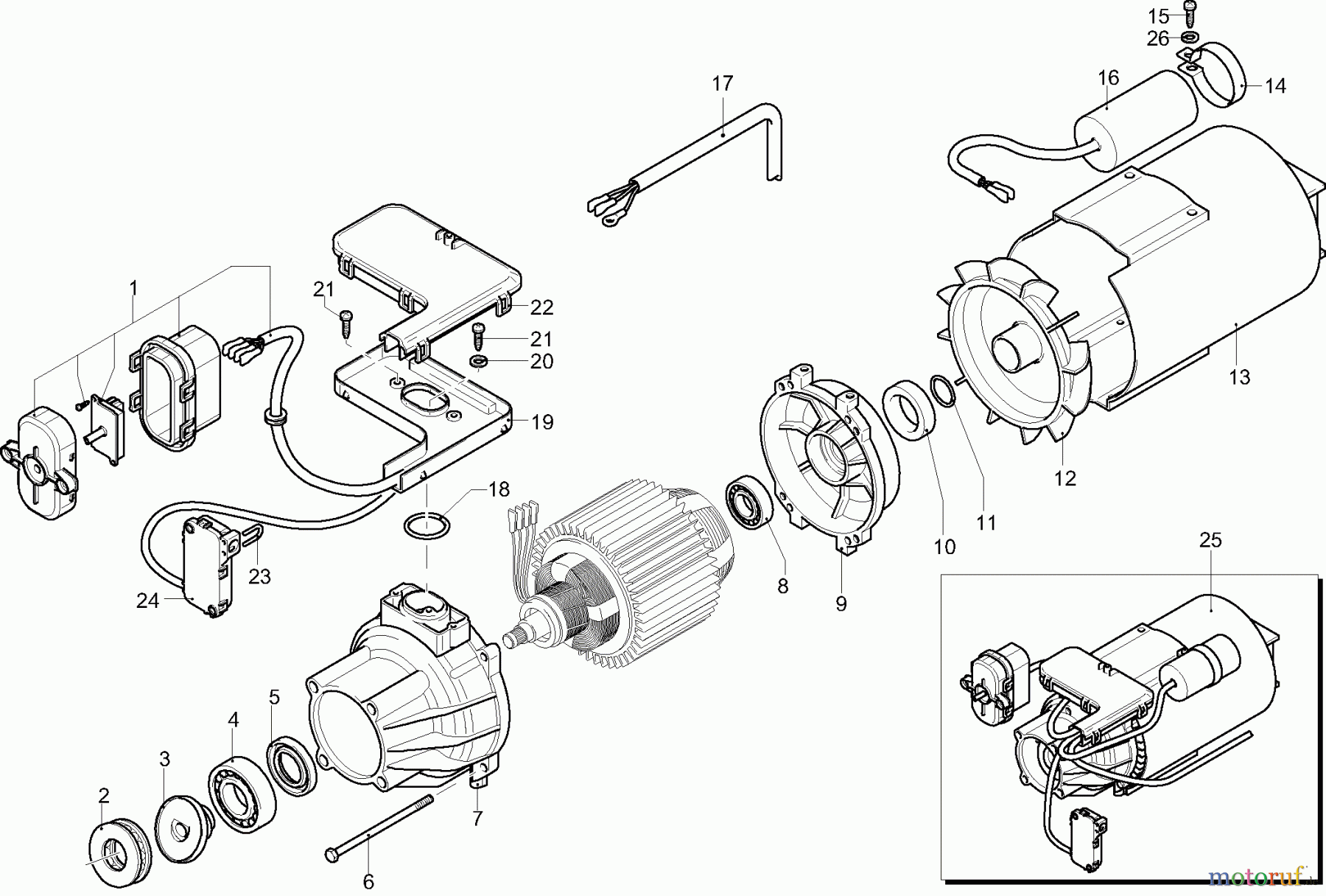 Dolmar Hochdruckreiniger Elektro HP6000 3  Motor