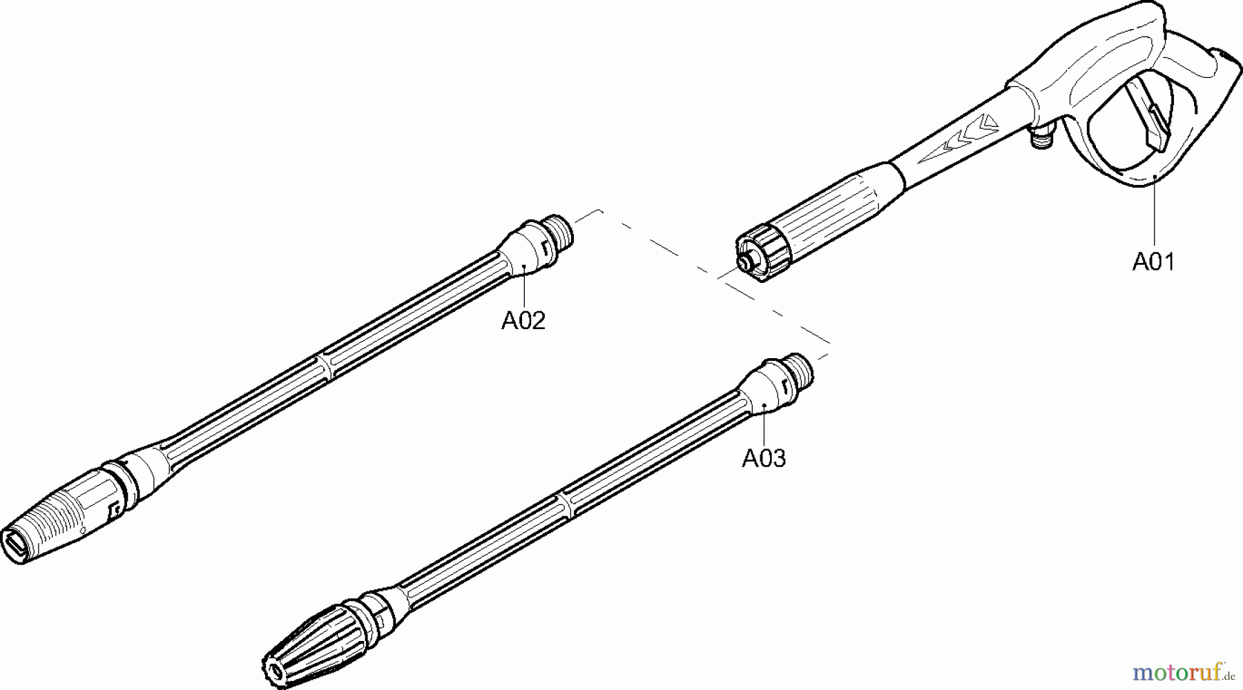 Dolmar Hochdruckreiniger Elektro HP6000 5 Zubehör