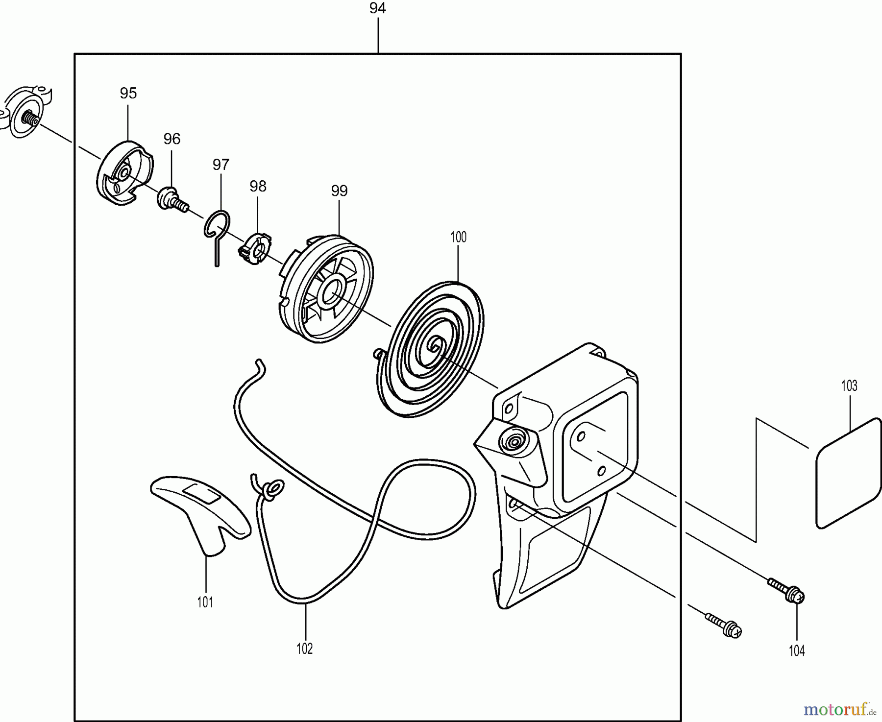 Dolmar Blasgeräte Benzin PB2524 5 Starter