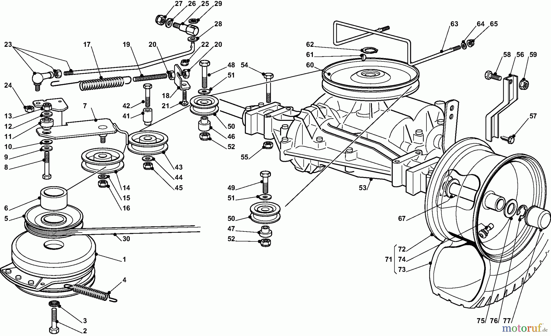Dolmar Rasentraktoren TM9214 TM-92.14 (2010) 6m Getriebe