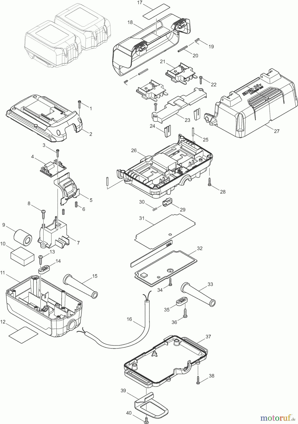 Dolmar Akkus & Ladegeräte Akkus AA-3618 1 AA-3618