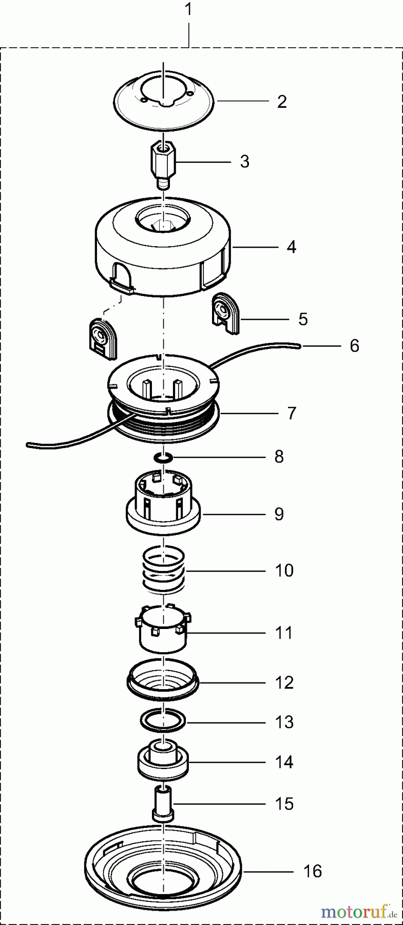 Dolmar Motorsensen & Trimmer Zubehör Fadenköpfe DOLMAR 3j Tap&Go 957385030
