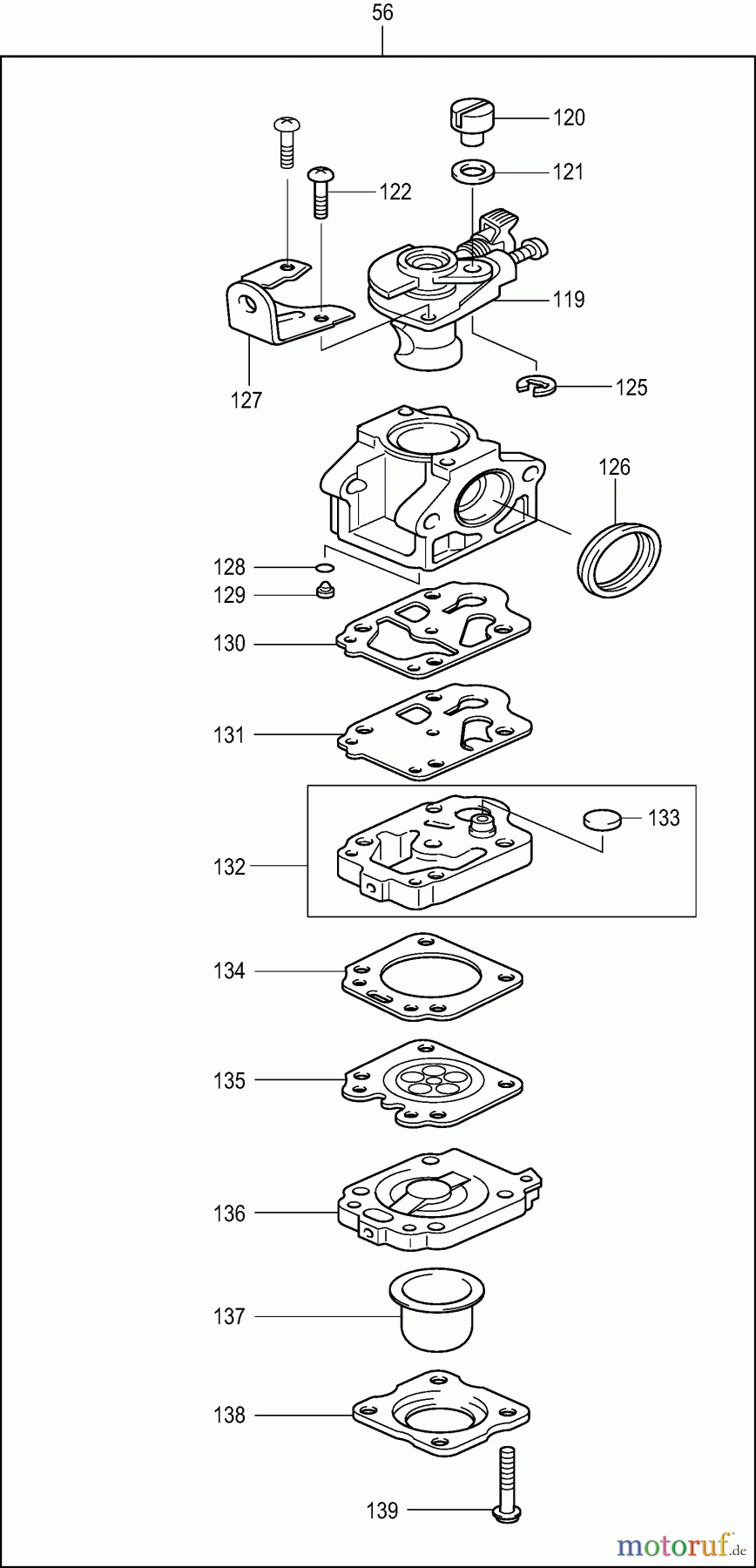 Dolmar Motorsensen & Trimmer Benzin 2-Takt MS24U 3 Vergaser