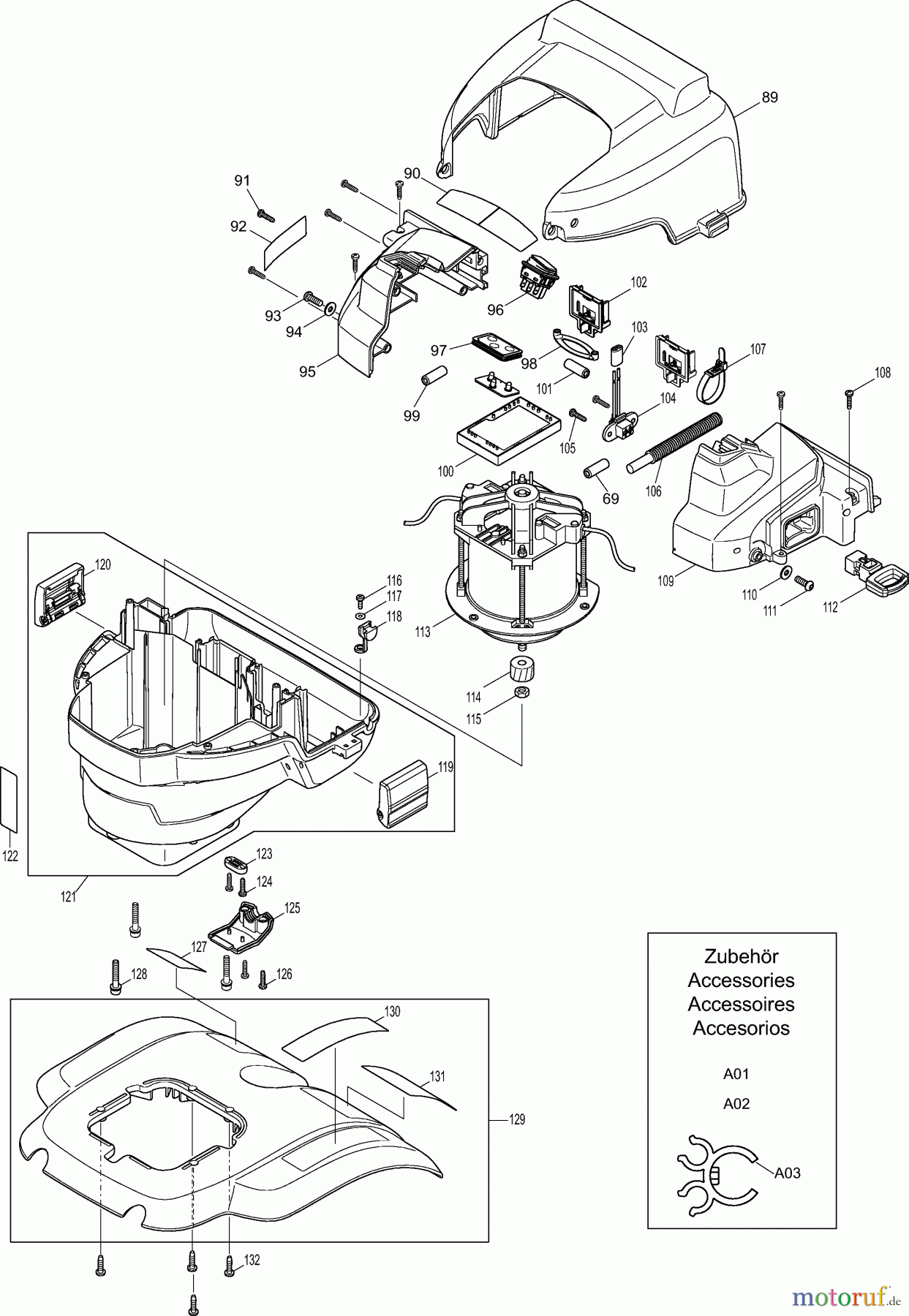 Dolmar Kultivator AK-3622 4 Motor