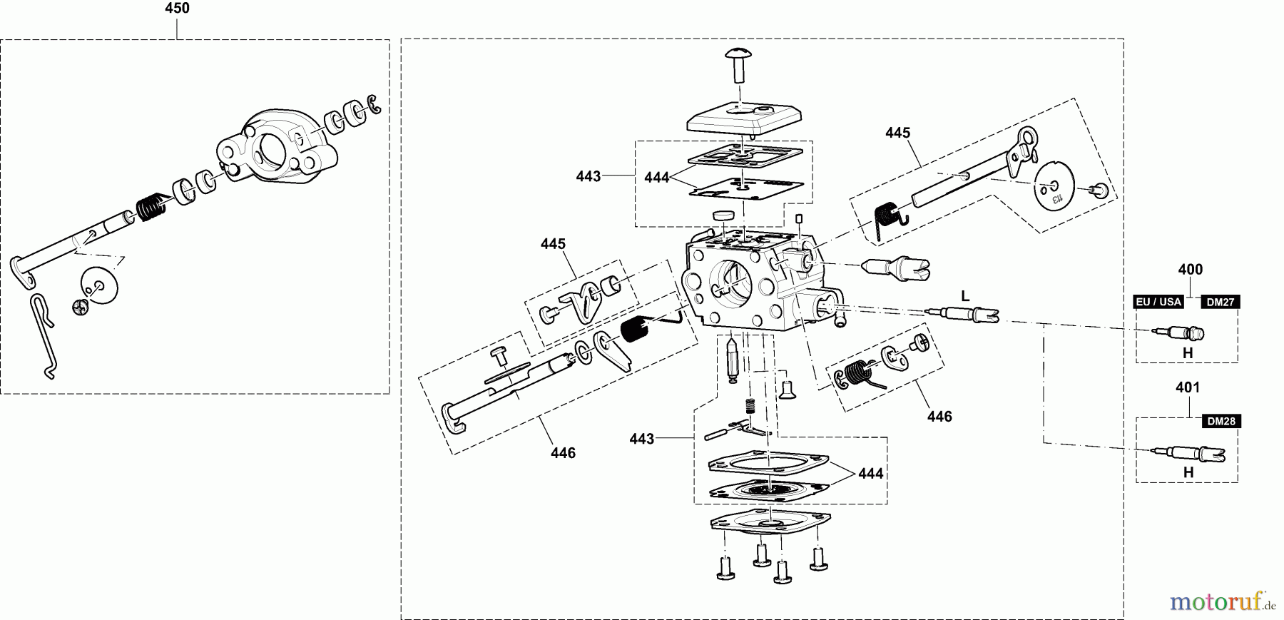  Dolmar Kettensägen Benzin Kettensäge PS6100H 6  Vergaser