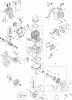 Dolmar Benzin MP2454(Z) Ersatzteile 1  Motor kpl.