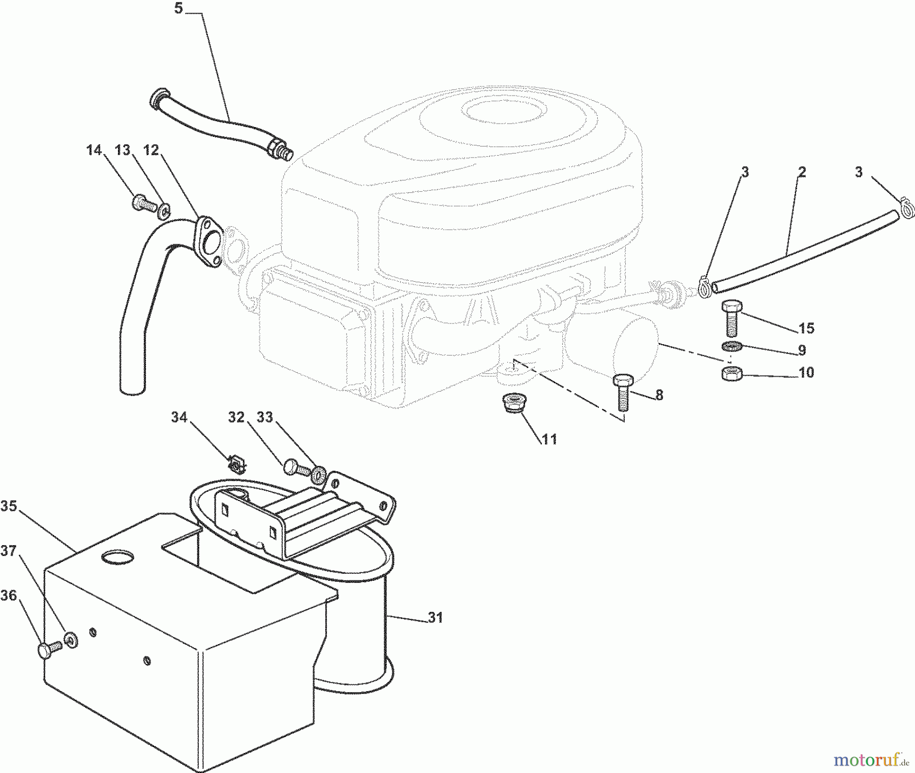 Dolmar Rasentraktoren TM10218H TM10218H (2015-2019) 5a Motor