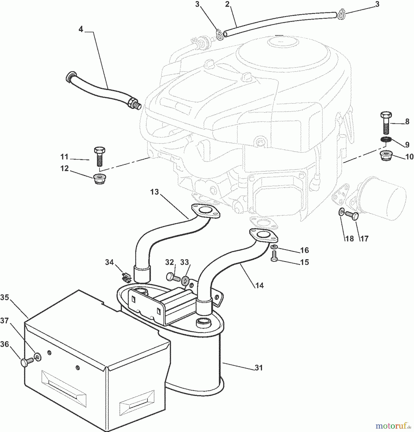 Dolmar Rasentraktoren TM10220H2 TM10220H2 (2015-2019) 5b Motor