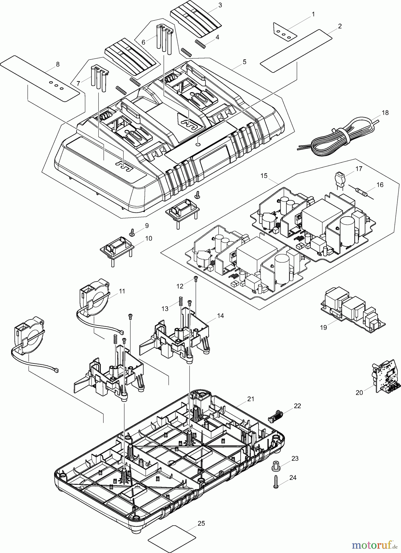  Dolmar Akkus & Ladegeräte Akku-Ladegeräte LG-184 X2 1  LG-184 X2