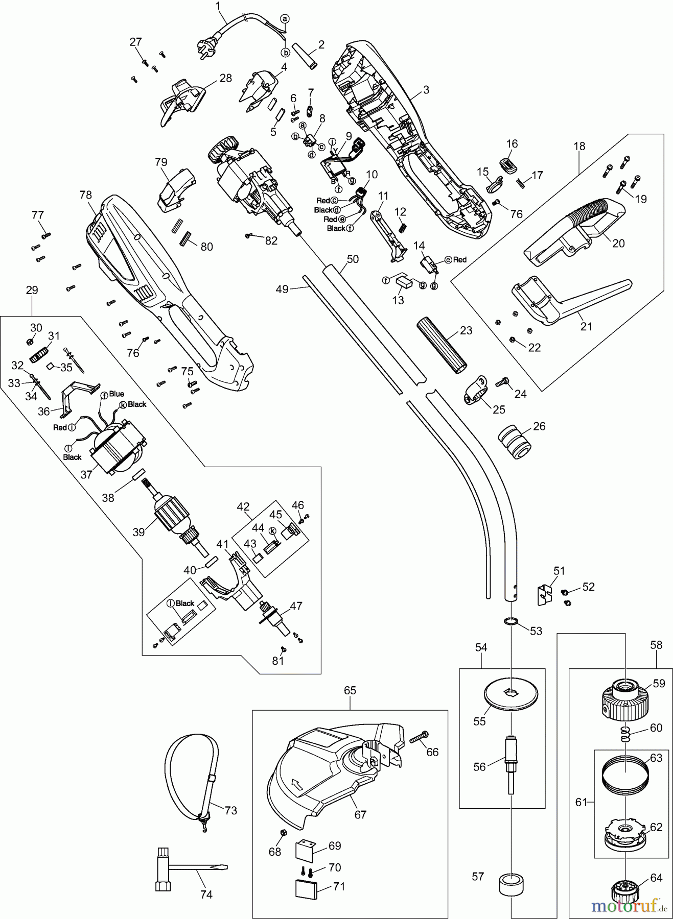  Dolmar Motorsensen & Trimmer Elektro ET101C 1  ET-101 C, UR3501