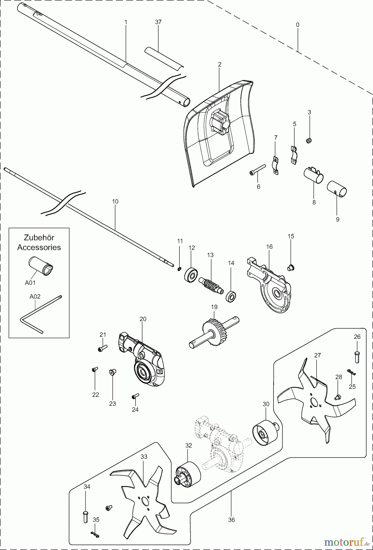 Dolmar Kombisysteme MCCS1 1  MC-CS1, KR401MP