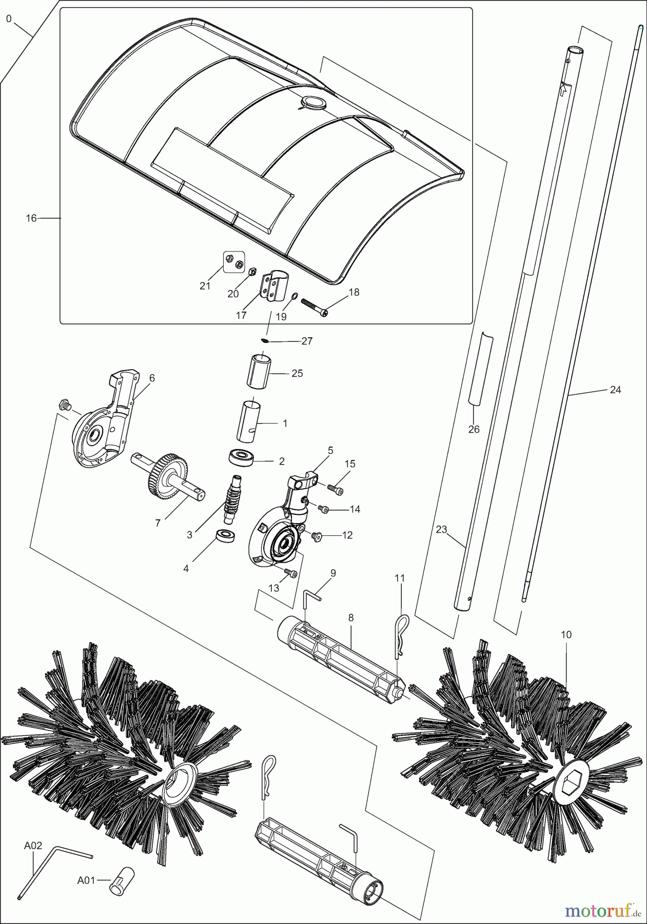  Dolmar Kombisysteme MBCS 1  MB-CS, BR400MP