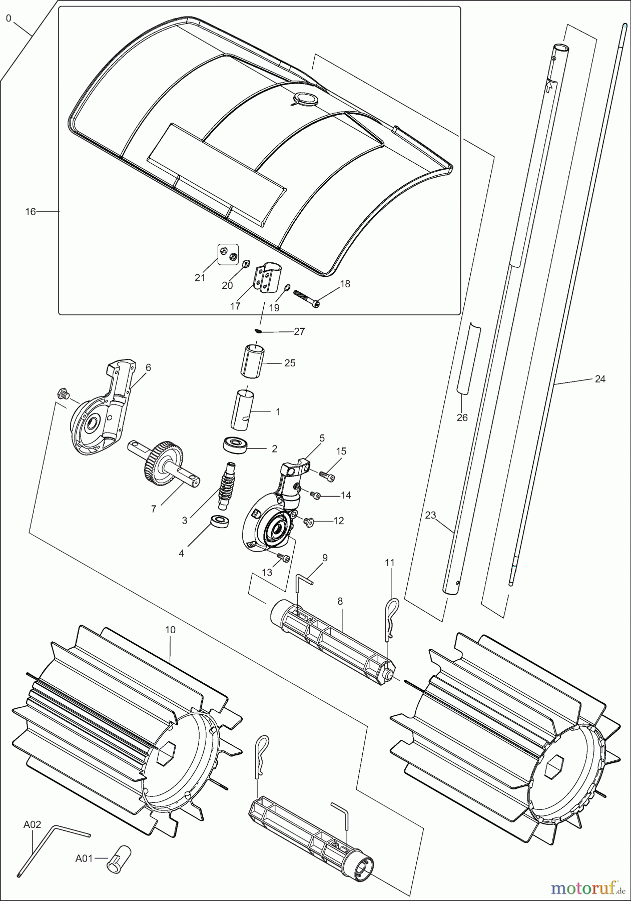  Dolmar Kombisysteme MWCS 1  MW-CS, SW400MP