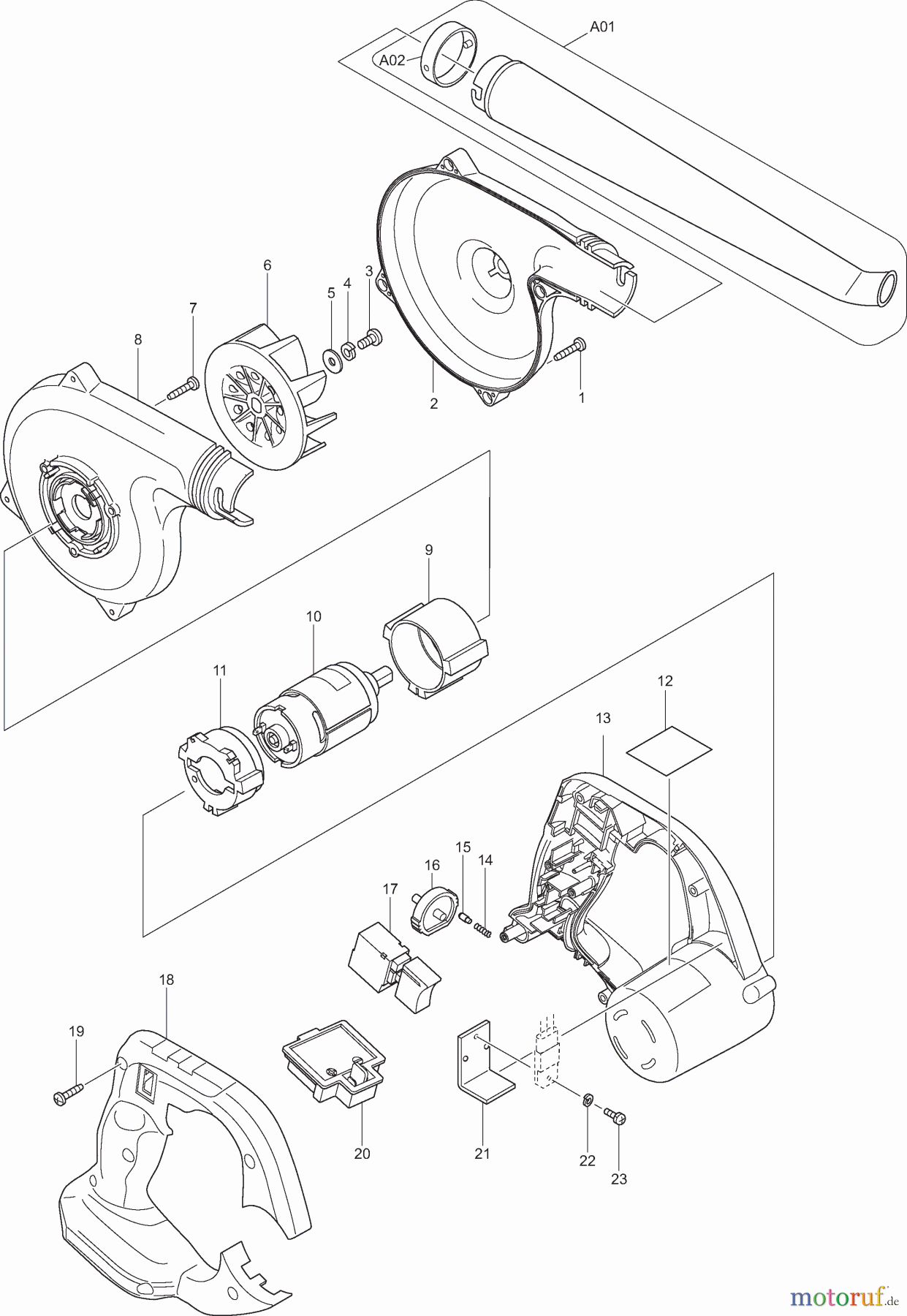 Dolmar Blasgeräte Akku DUB183 1 DUB183