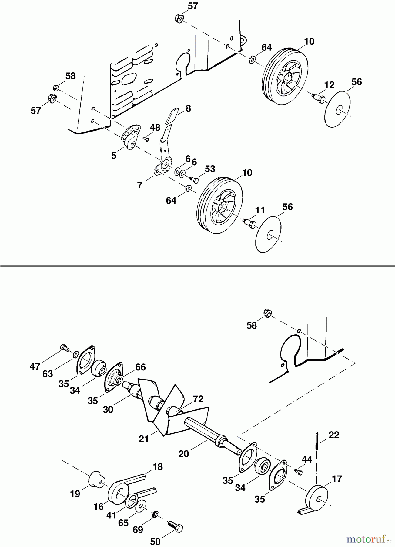 Dolmar Vertikutierer Elektro EV-3515 5 Räder, Fahrwerksverstellung, Messer