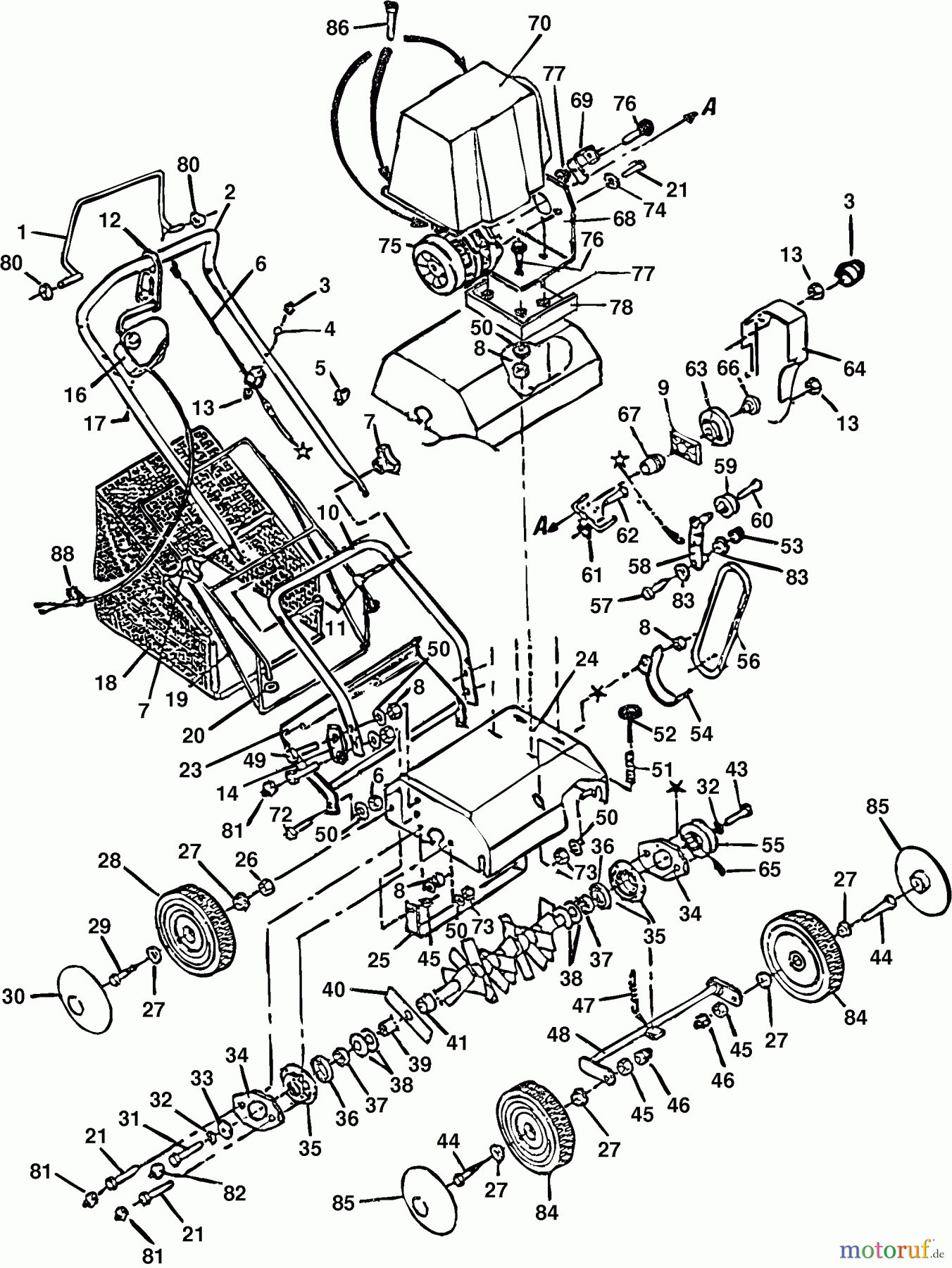  Dolmar Vertikutierer Elektro EV-3816 1  EV-3816