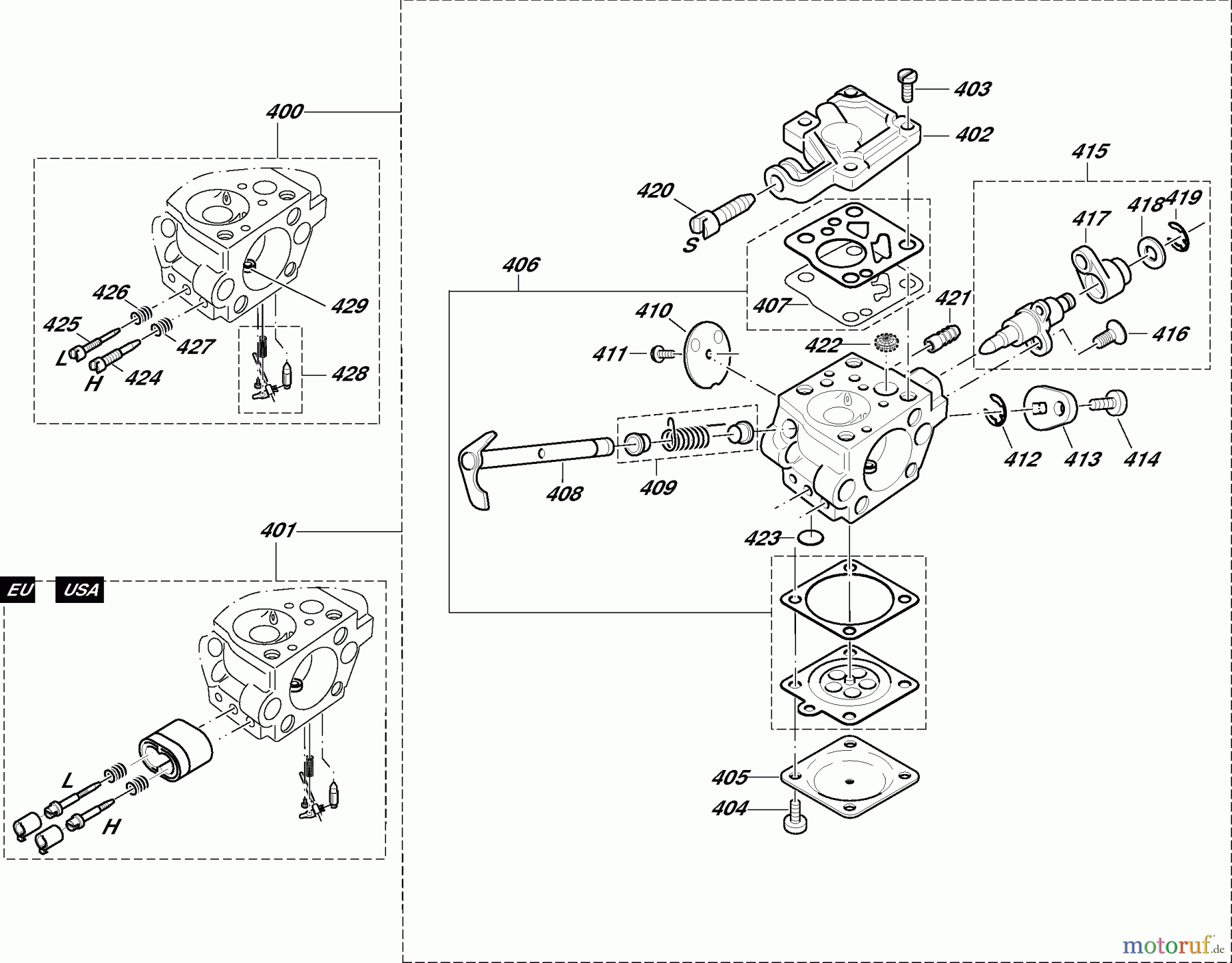  Dolmar Kettensägen Benzin Kettensäge 110i 10  Vergaser - Injektion