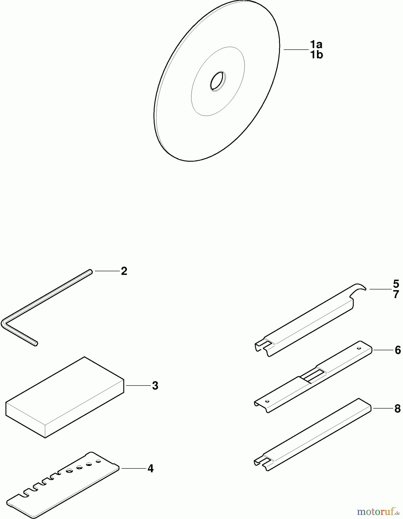  Dolmar Kettenschärfer KS-400 E 4  Schleifscheibe, Zubehör
