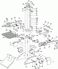 Dolmar LS-6004 S Ersatzteile 1  Ständer, Spaltsäule