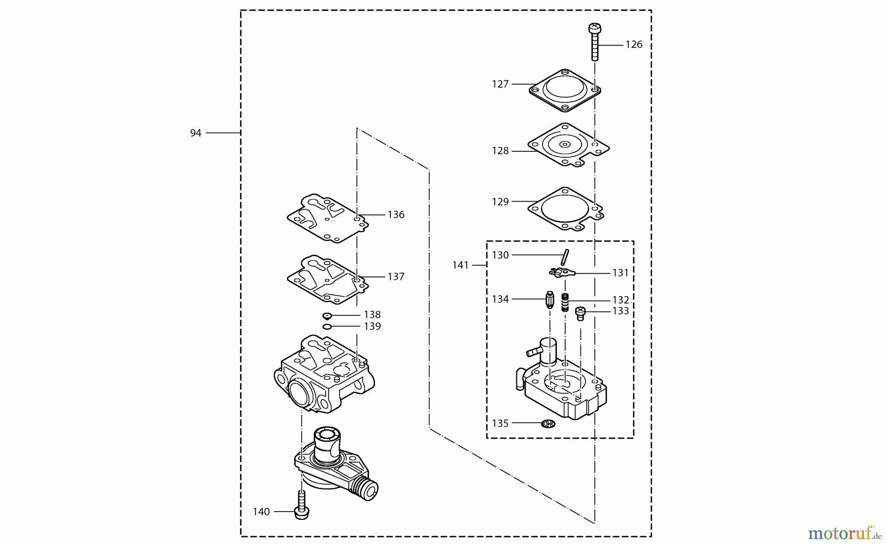  Dolmar Kettensägen Benzin Kettensäge PS-220 TH 3  Vergaser