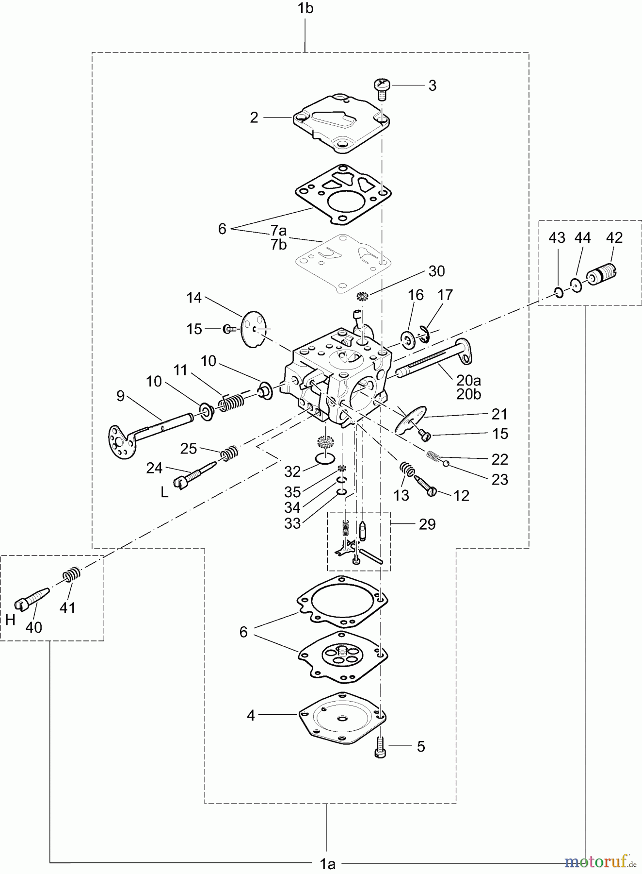  Dolmar Trennschleifer Benzin 343 7  Vergaser