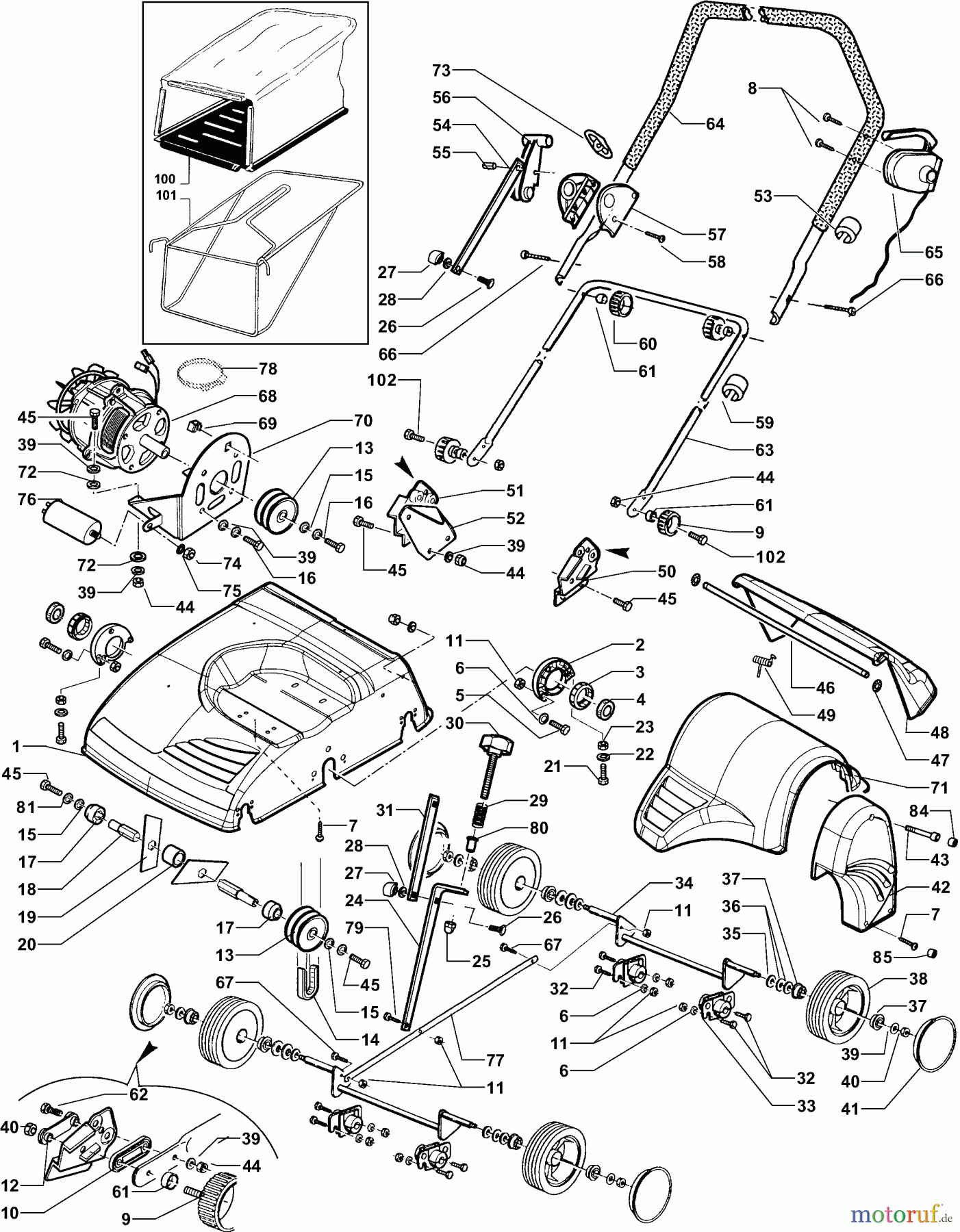 Dolmar Vertikutierer Elektro EV-3918 1a EV-3918 (→2010)