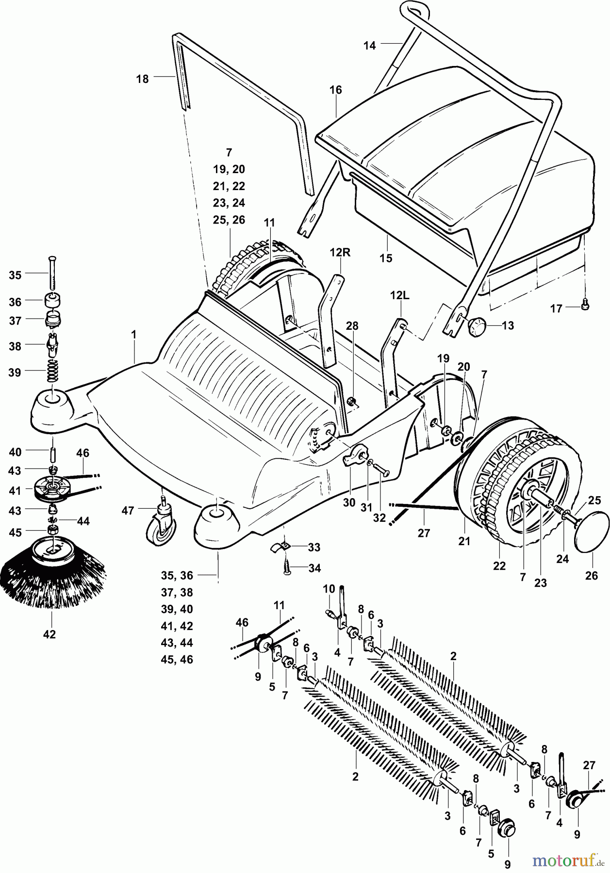 Dolmar Bodenkehrmaschinen WK-80 2 WK-80