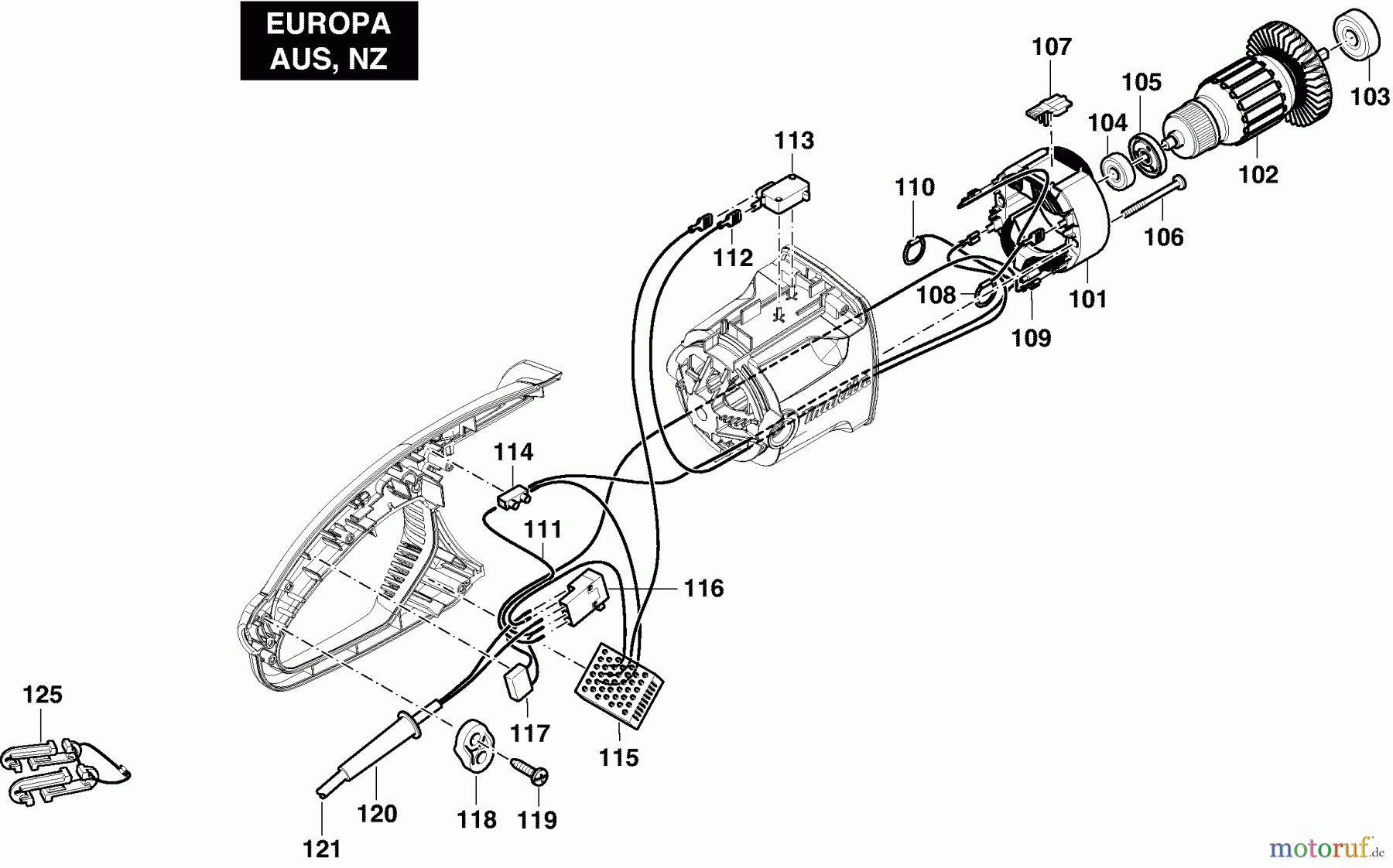  Dolmar Kettensägen Elektro Kettensäge ES-153 A 3  Motor, Kabel, Schalter