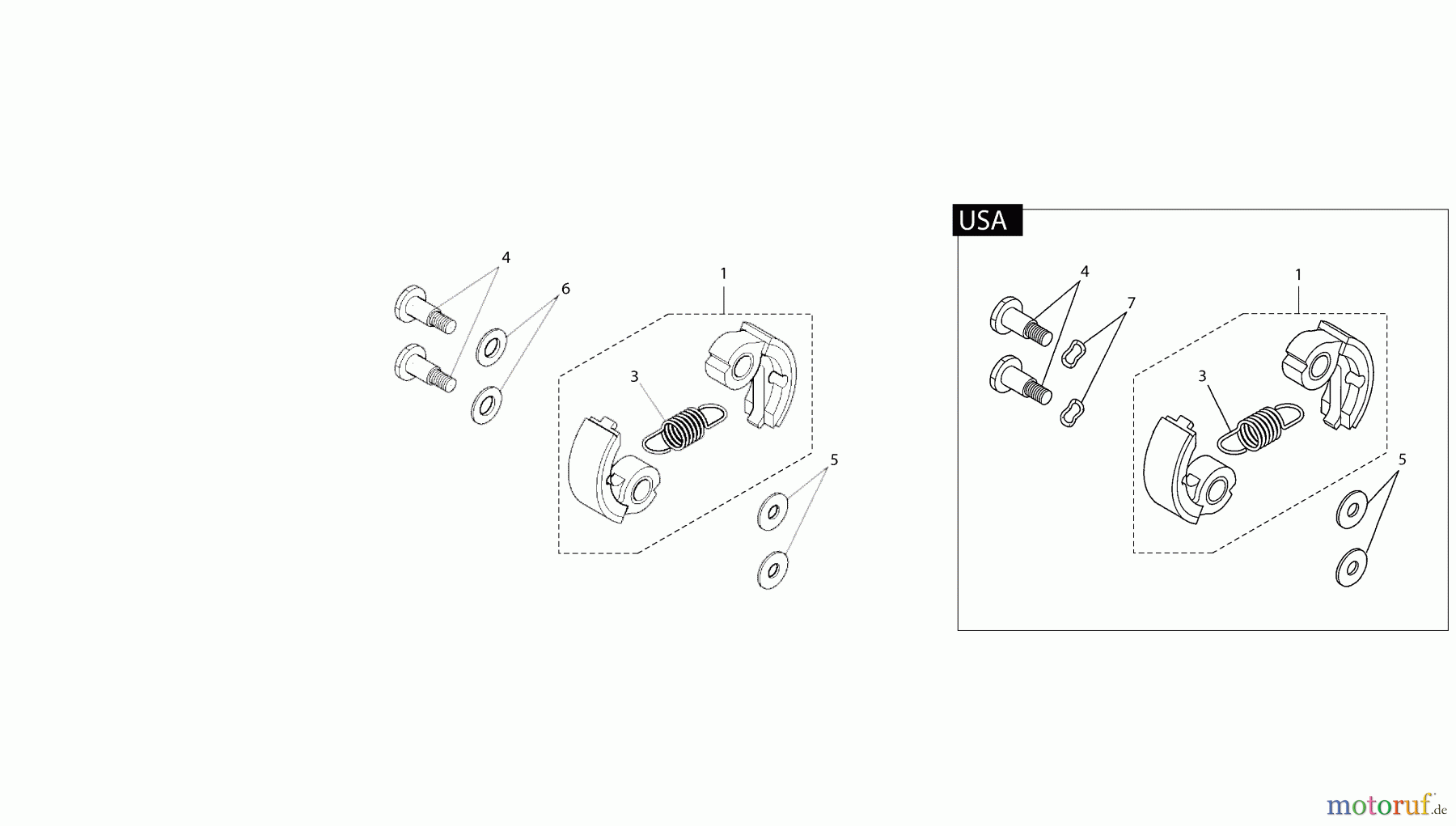  Dolmar Motorsensen & Trimmer Benzin 2-Takt MS-260 U (USA) 8  Kupplung