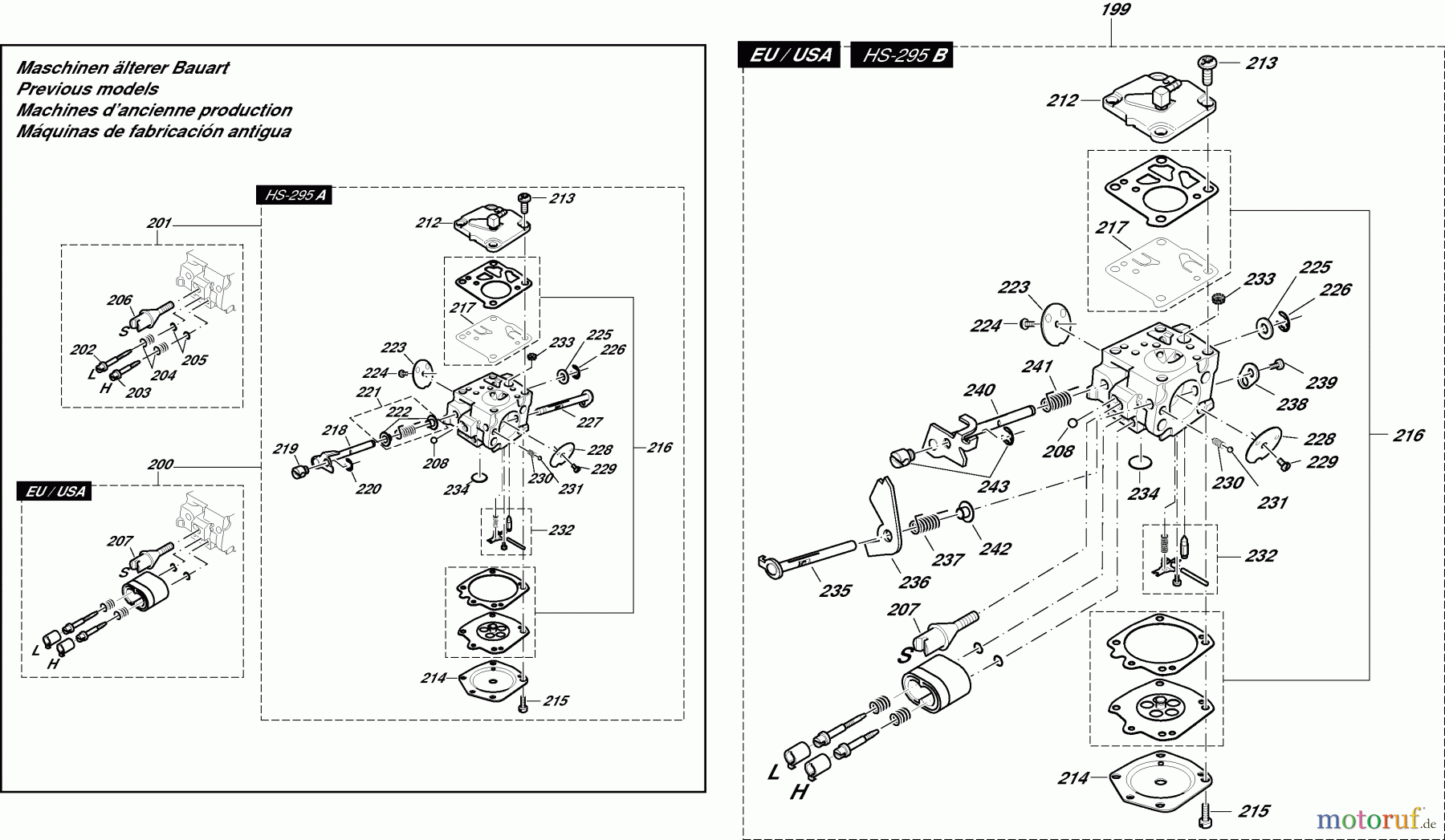  Dolmar Kettensägen Benzin Kettensäge PS9010 10  Vergaser
