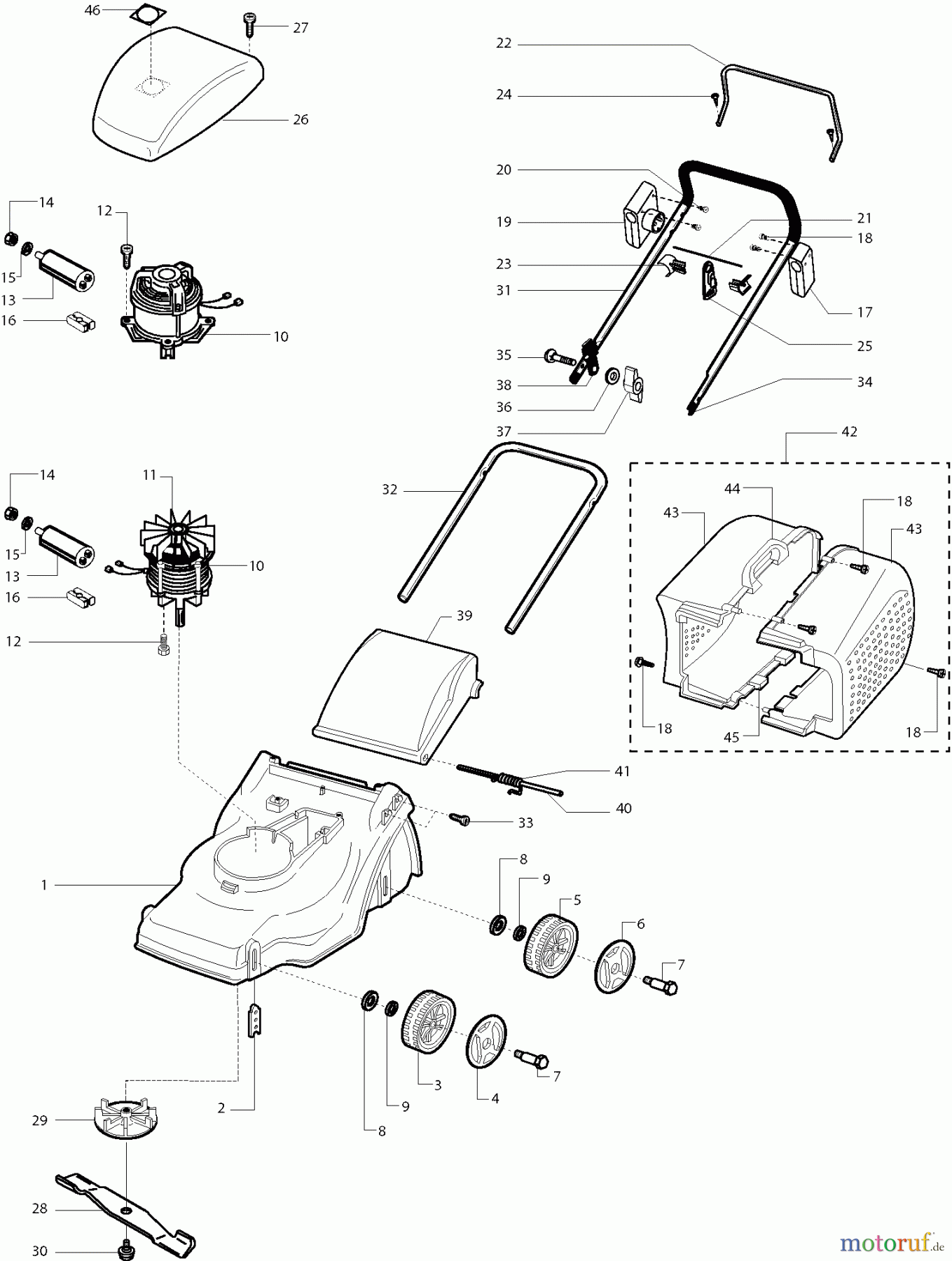 Dolmar Rasenmäher Elektro EM-3311 EM-3311 (2003) 1 EM-3311