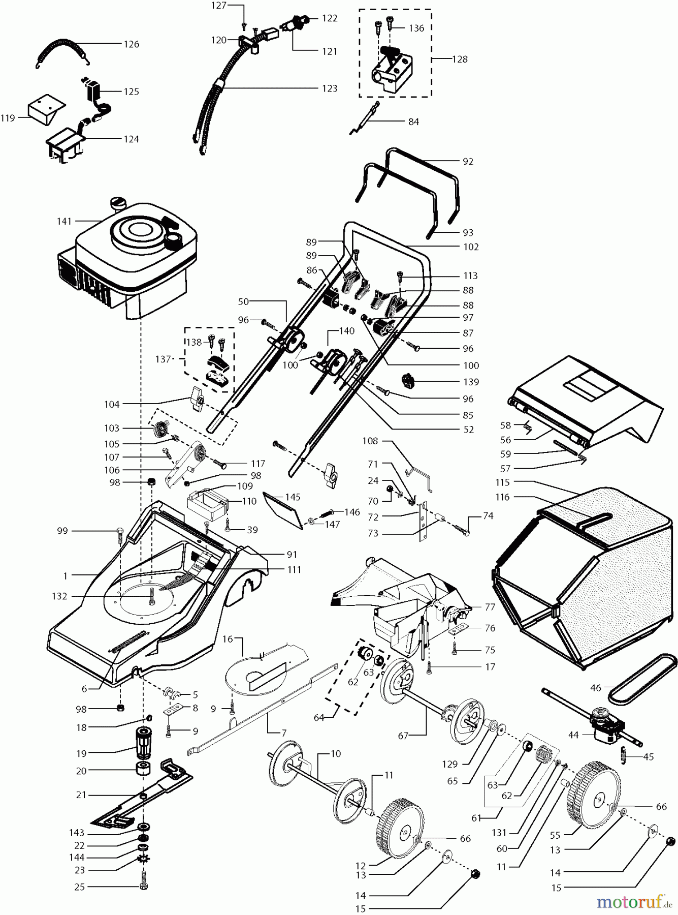 Dolmar Rasenmäher Benzin PM-5360 S PM-5360 S (2006) 9 PM-5360 S (2006)