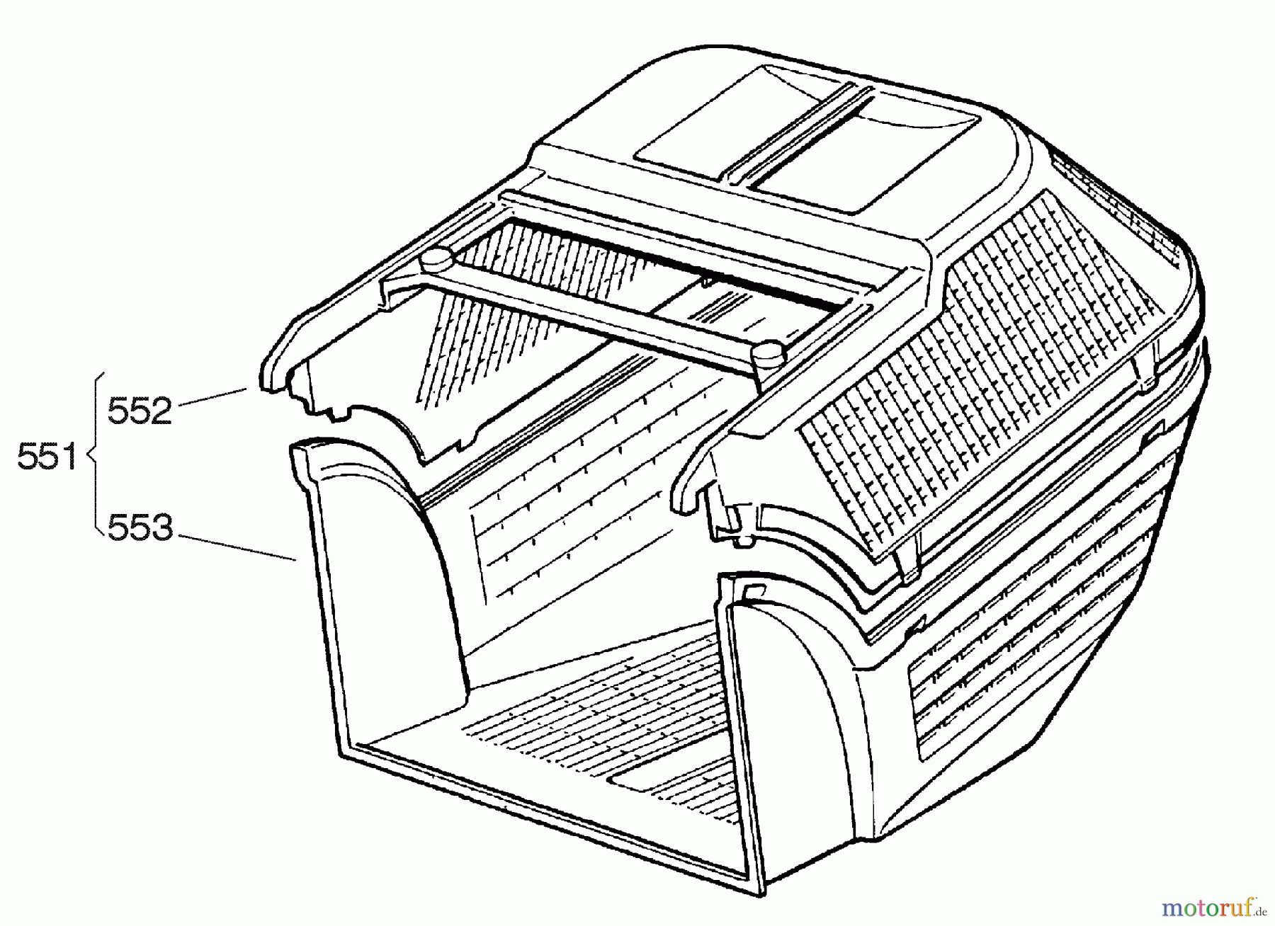  Dolmar Rasenmäher Benzin PM-43 PM-43 (2003-2004) 5  Grasfangkorb