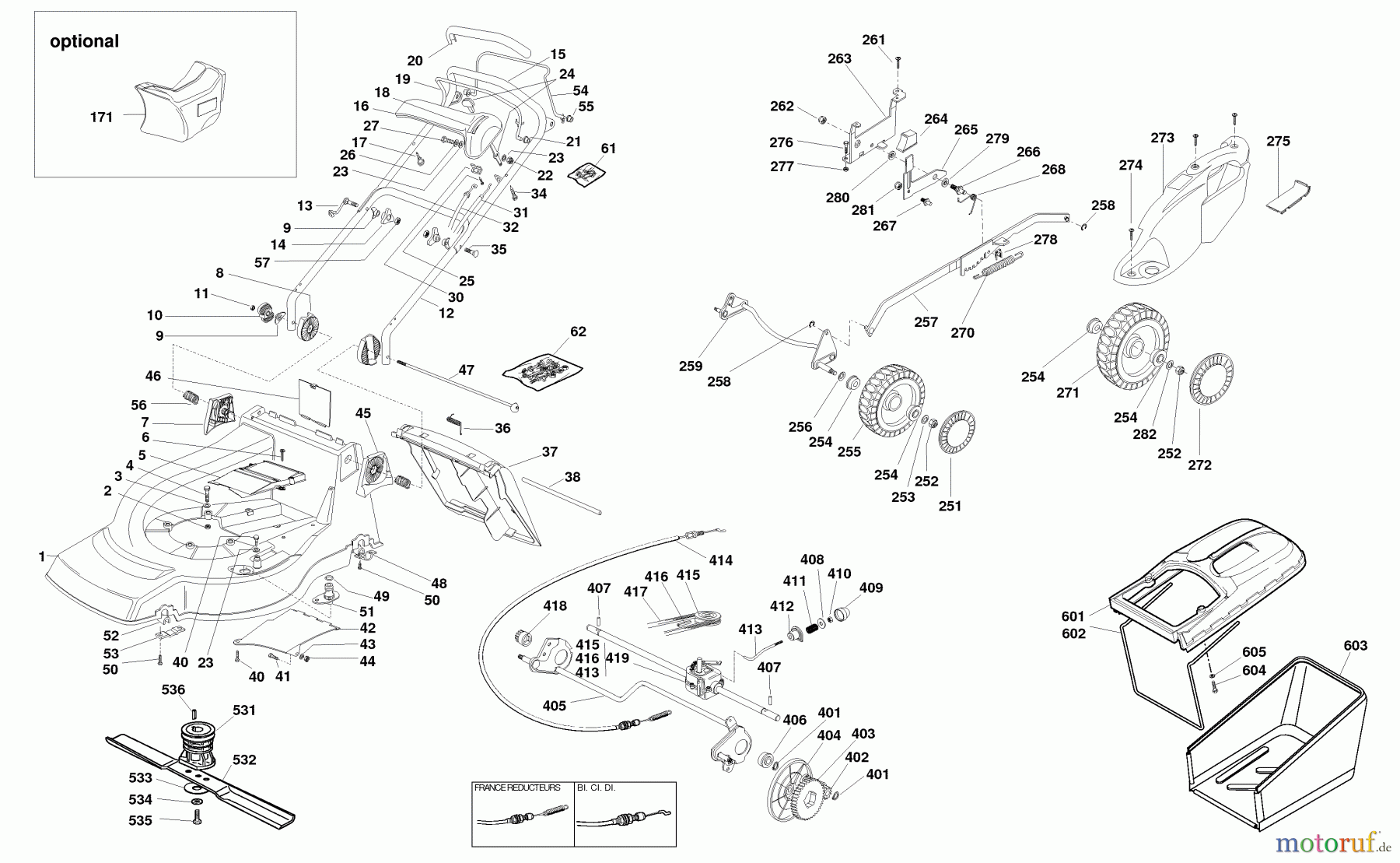 Dolmar Rasenmäher Benzin PM-4850 S PM-4850 S (2005) 10 PM-4850 S