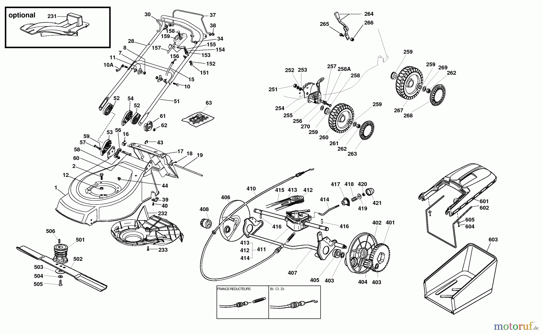  Dolmar Rasenmäher Benzin PM-48 S PM-48 S (2005) 7  PM-48 S (2005)