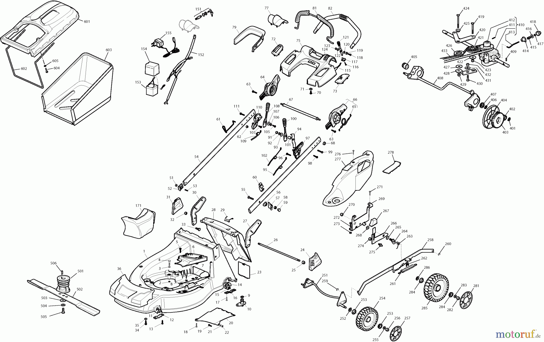 Dolmar Rasenmäher Benzin PM-4860 S4E PM-4860 S4E (2007) 13 PM-4860 S4E