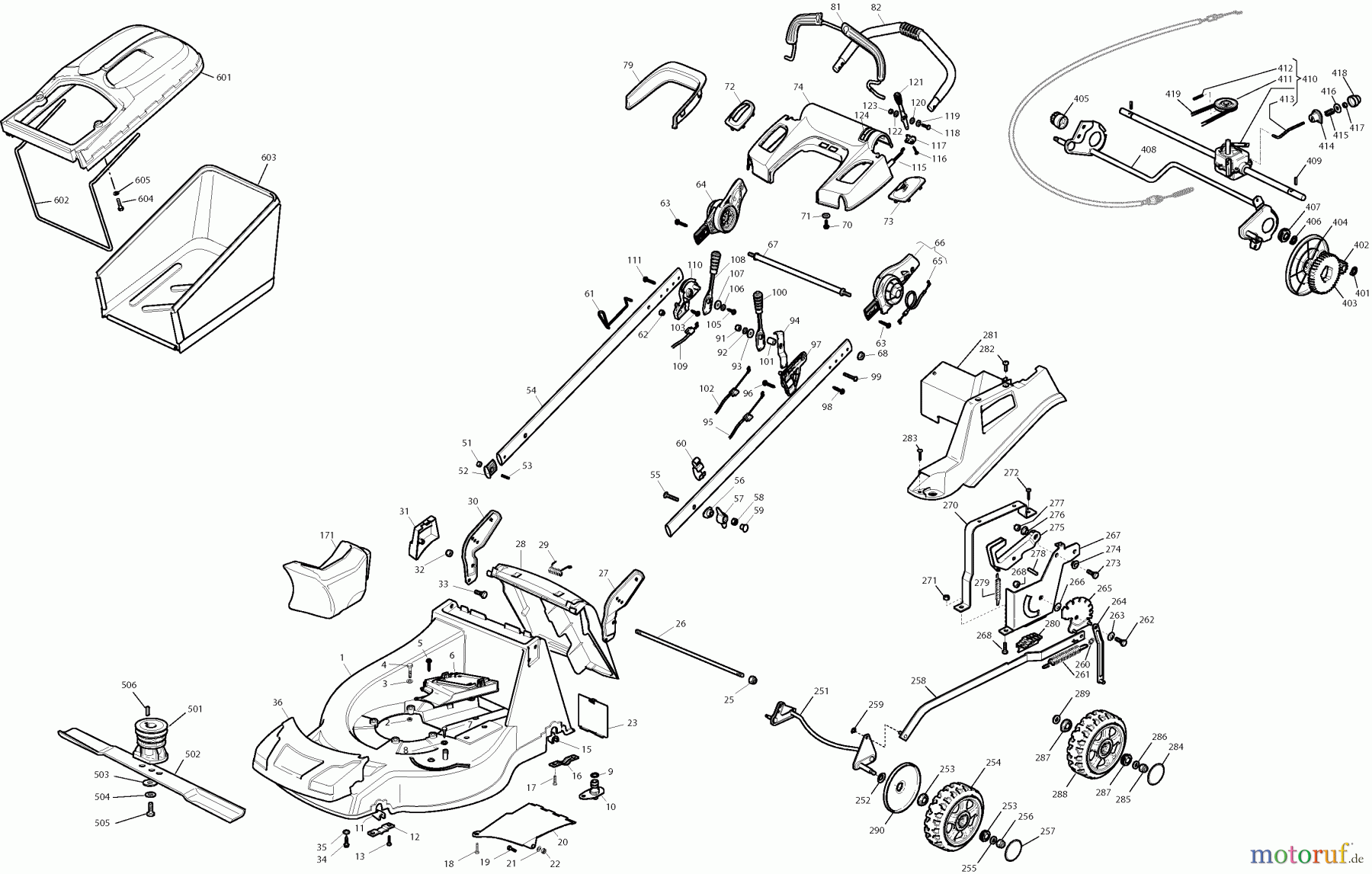 Dolmar Rasenmäher Benzin PM-5365 S3 pro PM-5365 S3 pro (2007) 16 PM-5365 S3 pro