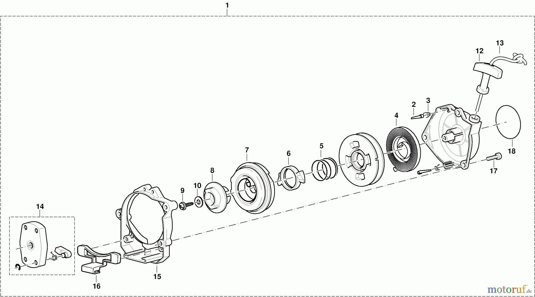 Dolmar Motorsensen & Trimmer Benzin 2-Takt MS-290 C 7 QuickStart Nachrüst-Set