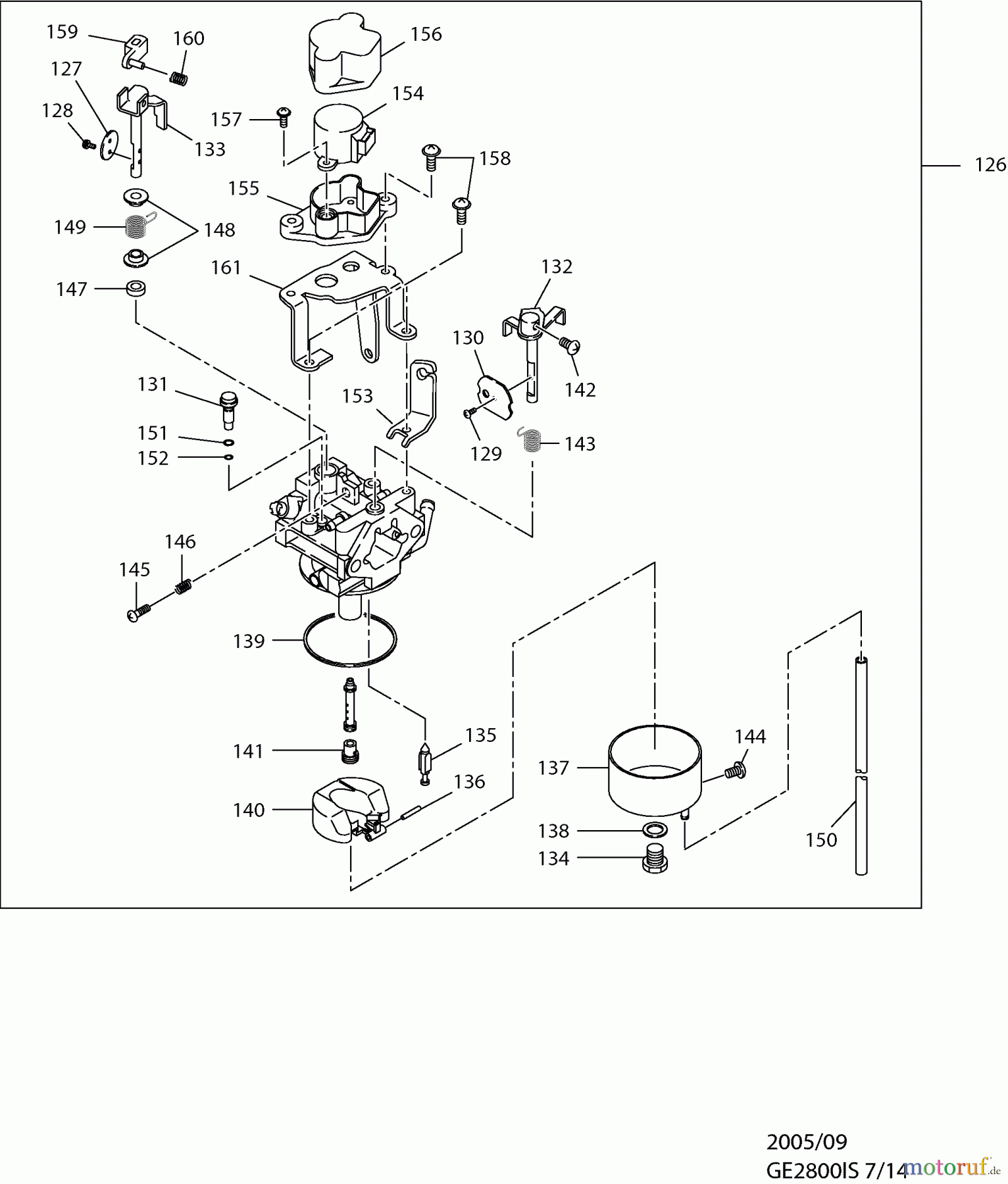  Dolmar Stromerzeuger GE-2800 IS 7  Vergaser