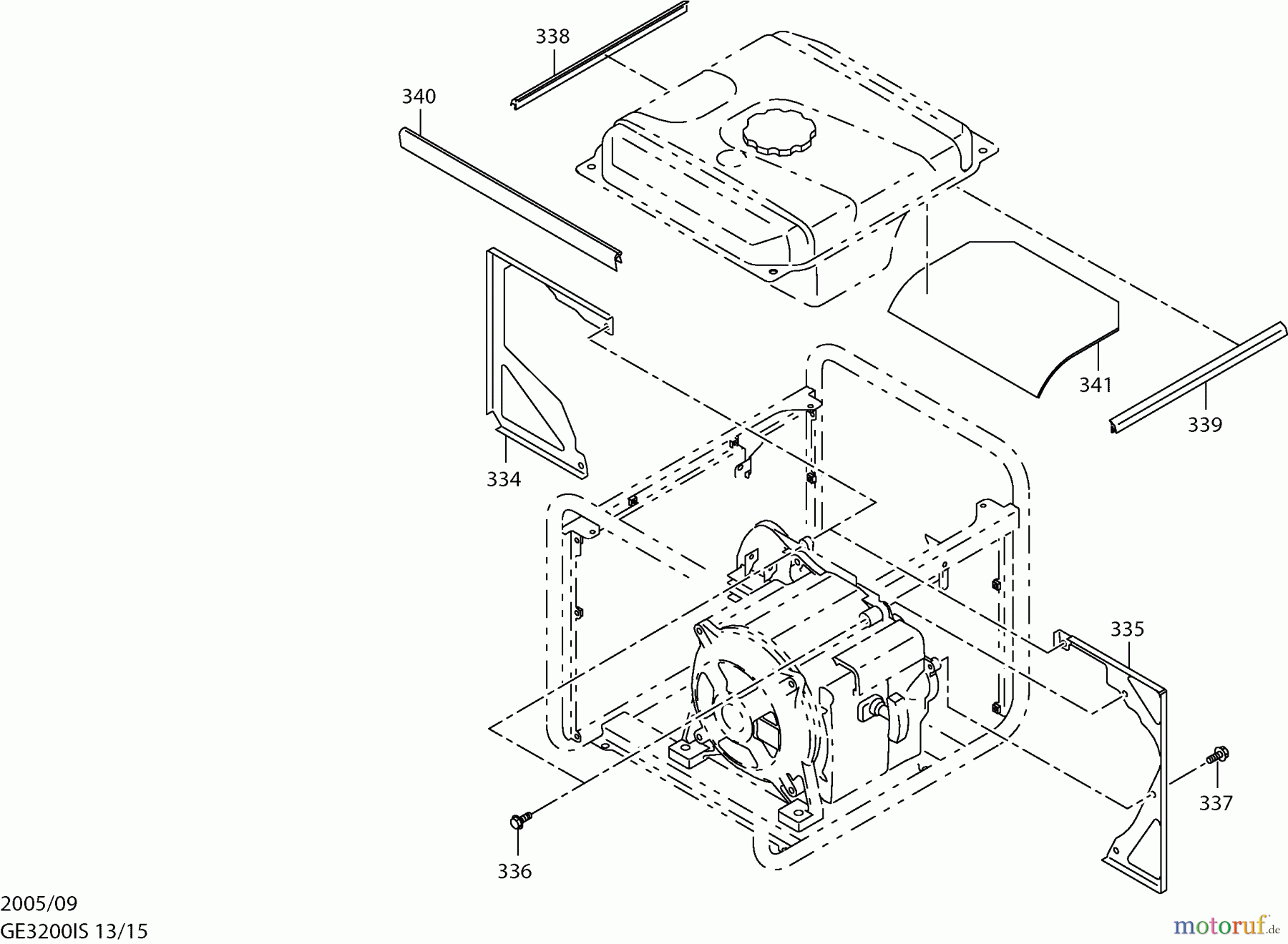  Dolmar Stromerzeuger GE-3200 IS 13  Trennblech