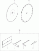 Dolmar Benzin PC-6212 Ersatzteile 8 Trennscheiben, Werkzeug