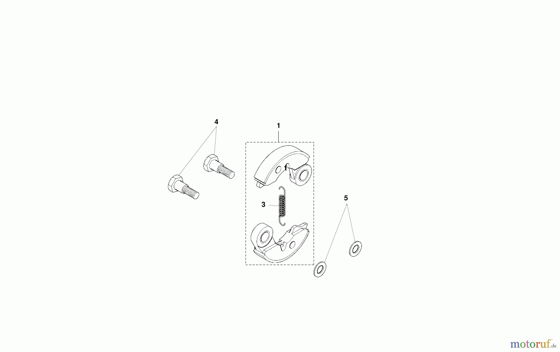 Dolmar Motorsensen & Trimmer Benzin 2-Takt MS-430 U 8 Kupplung