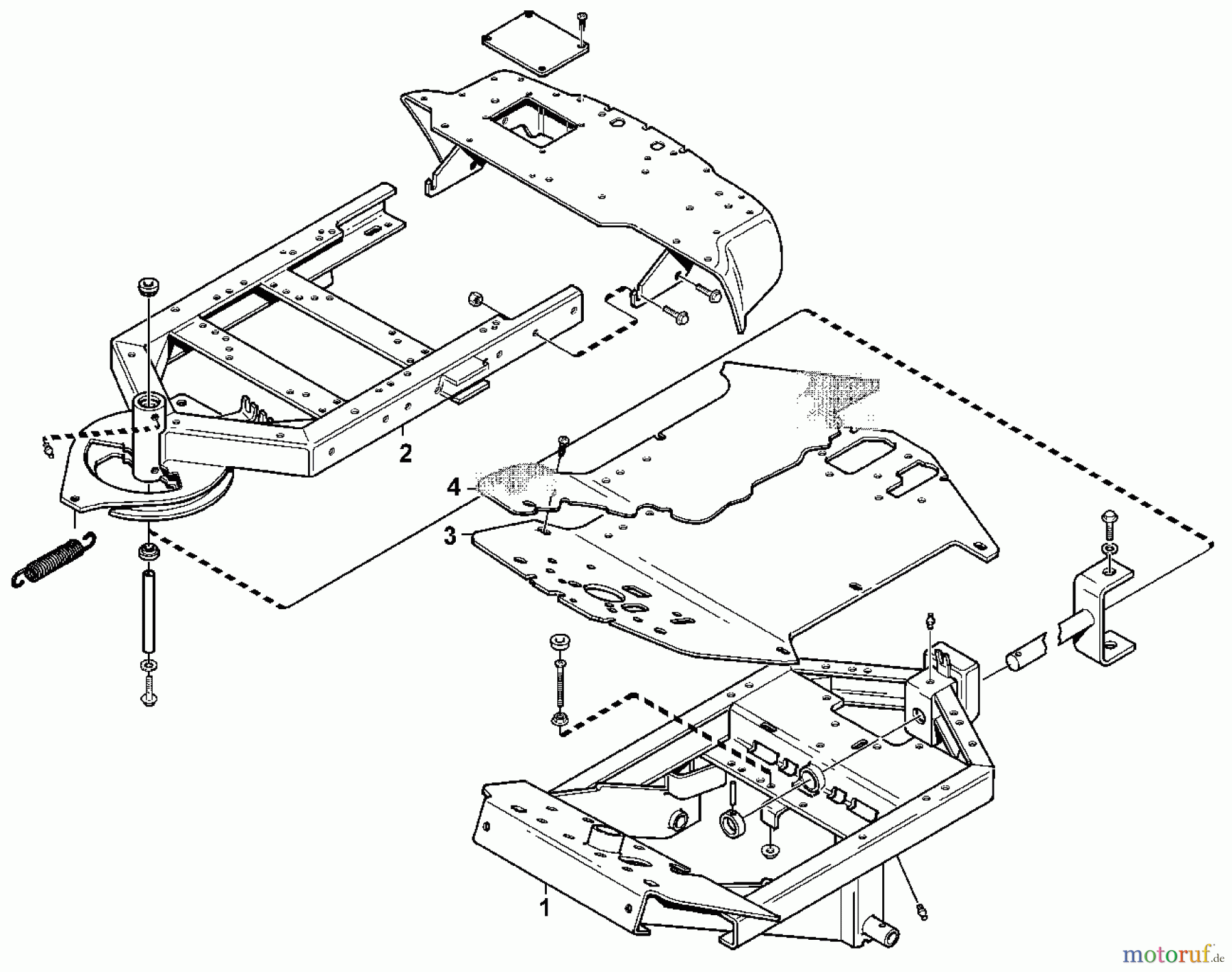 Viking Aufsitzmäher Aufsitzmäher MF 890 PRO C1 - Rahmen (f. ältere Bauart)