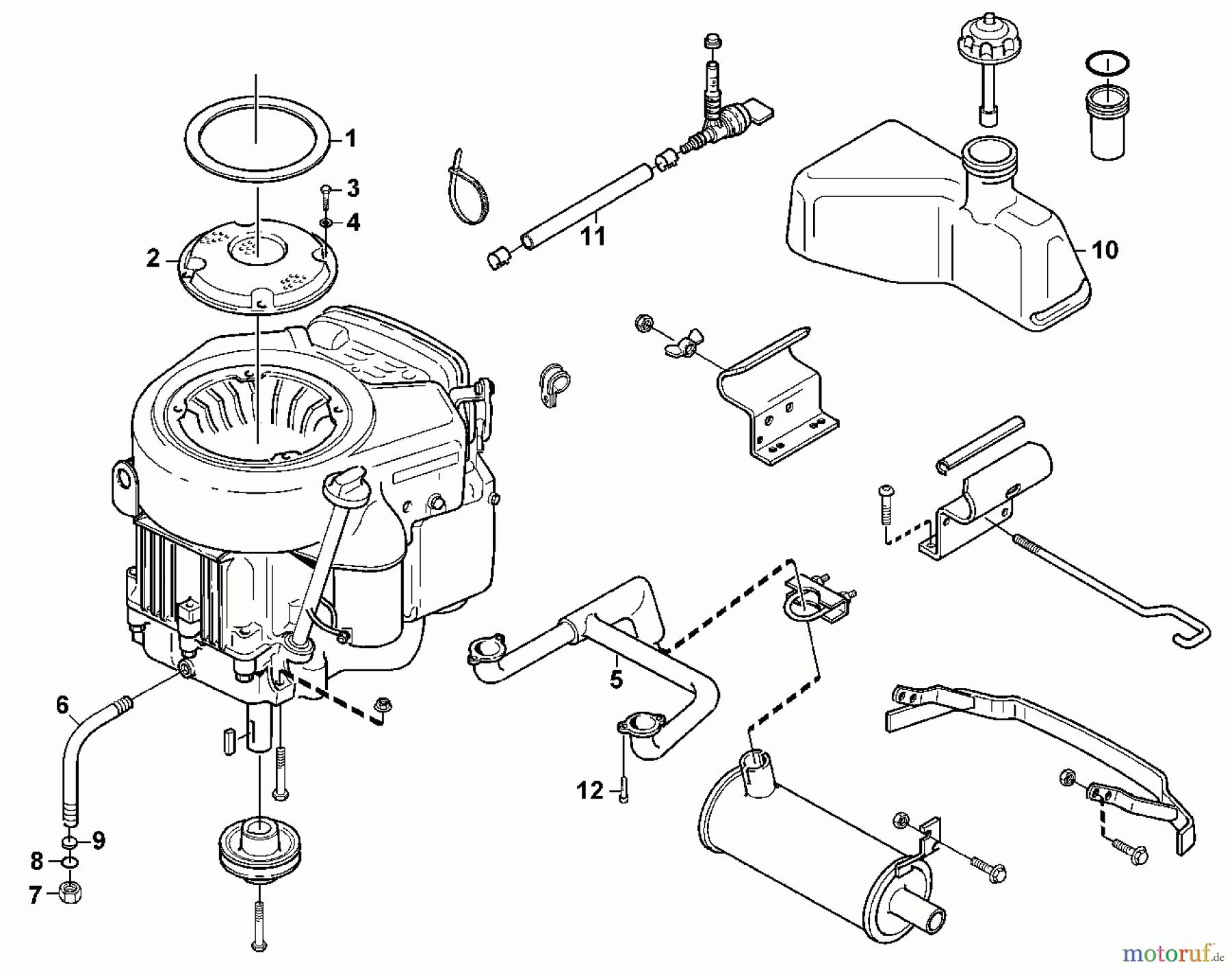Viking Aufsitzmäher Aufsitzmäher MF 890 PRO L1 - Motor (f. ältere Bauart)