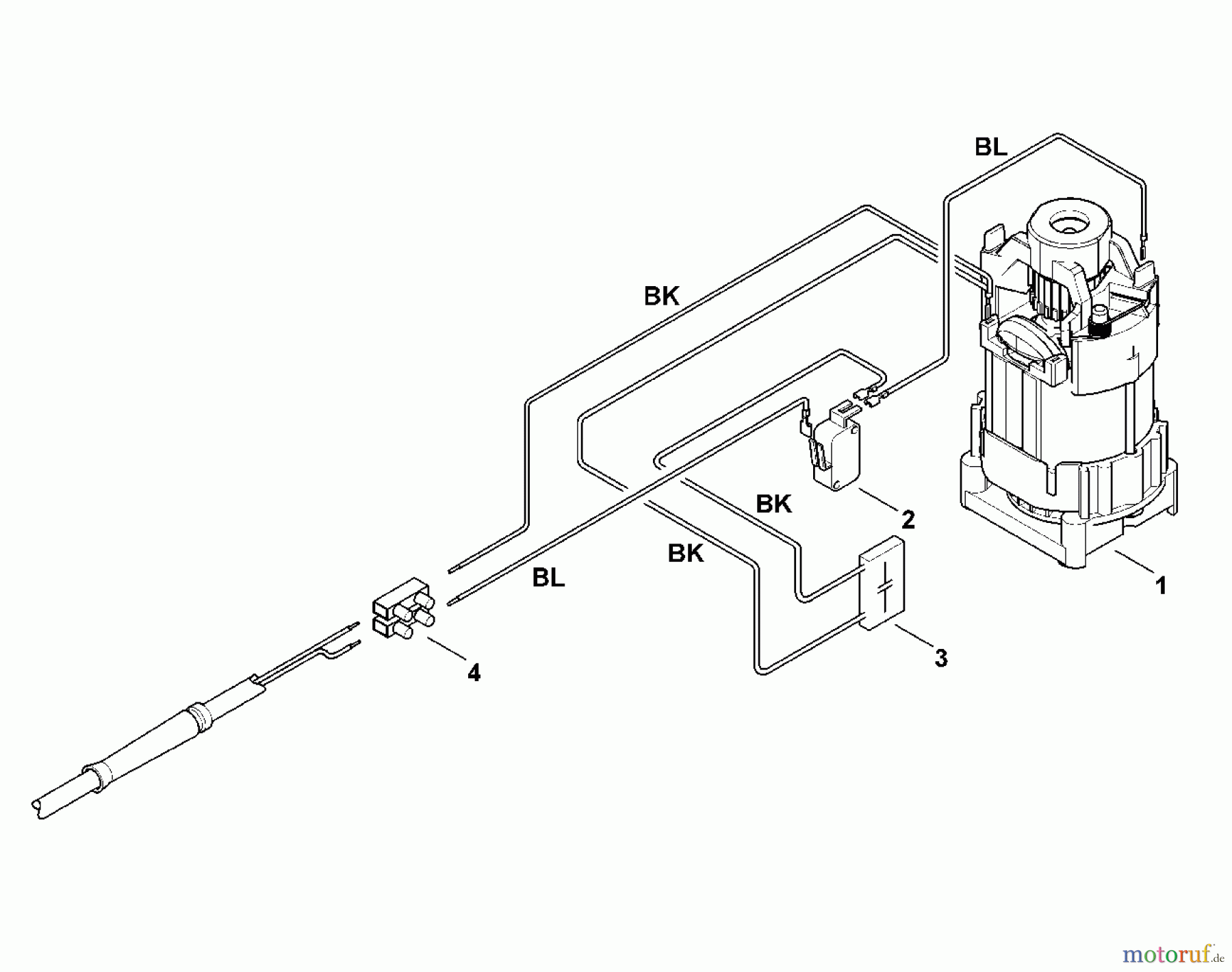  Viking Handgeführte Elektrogeräte Heckenscheren Elektro HE 805, HE 815 E - Schaltplan